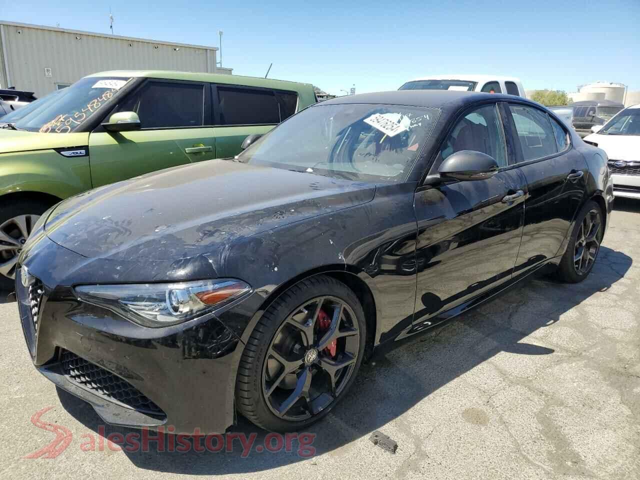 2020 ALFA ROMEO GIULIA — VIN ZARFAMAN3L7638060