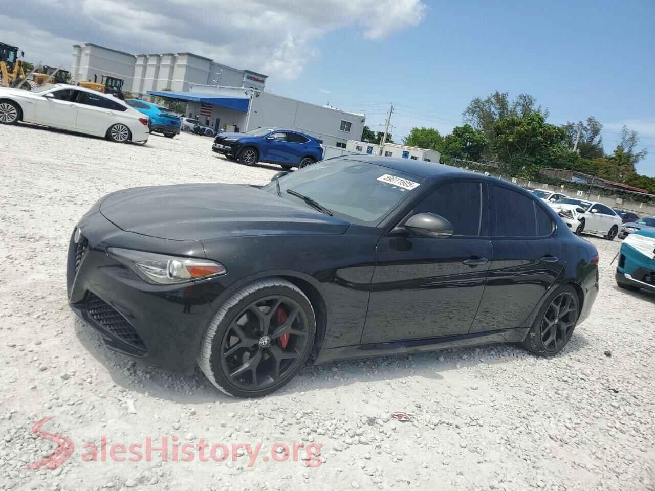 2020 ALFA ROMEO GIULIA — VIN ZARFAMAN4L7623860