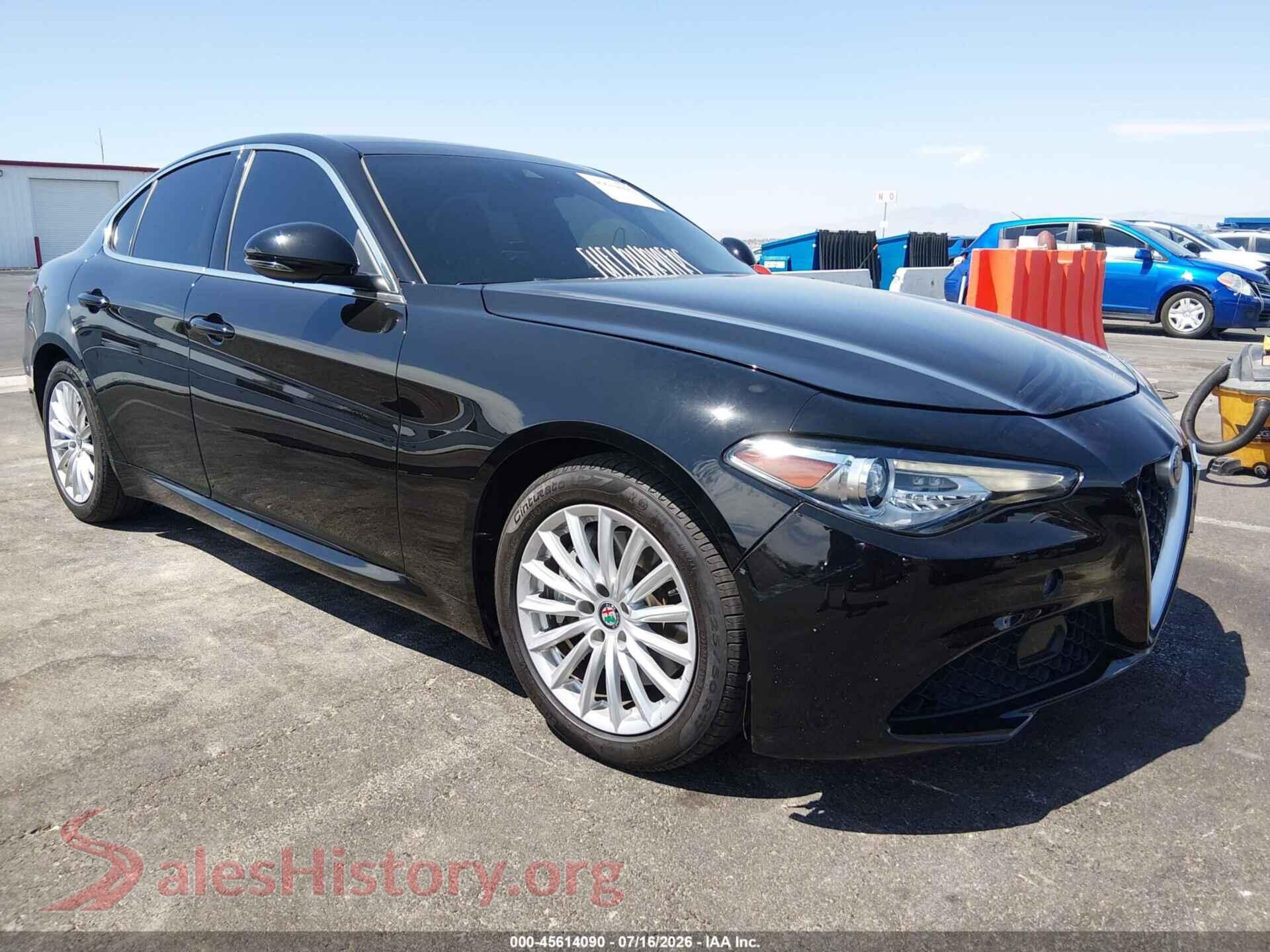 2021 ALFA ROMEO GIULIA — VIN ZARFAMAN5M7647151