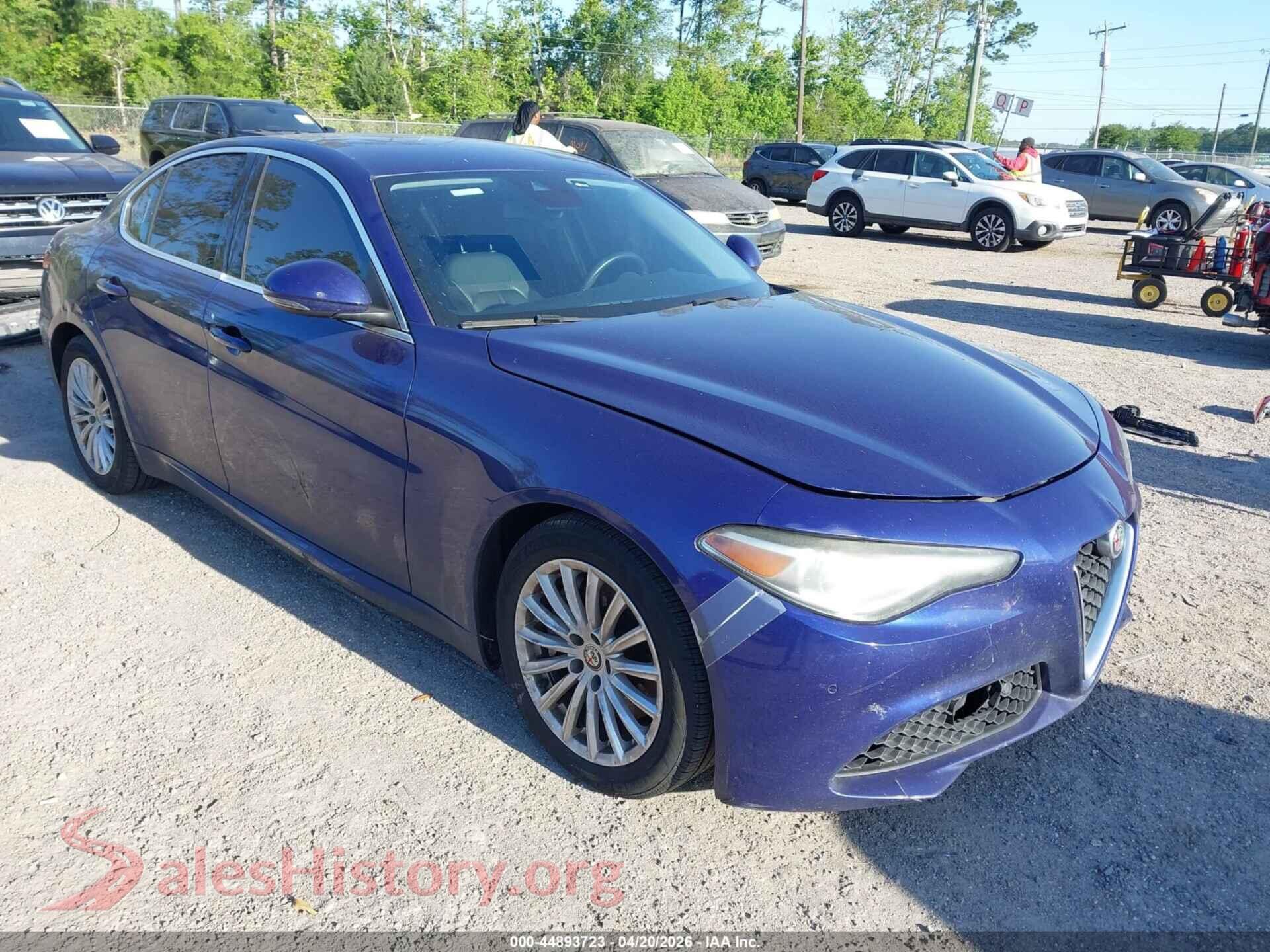 2021 ALFA ROMEO GIULIA — VIN ZARFAMAN6M7644761