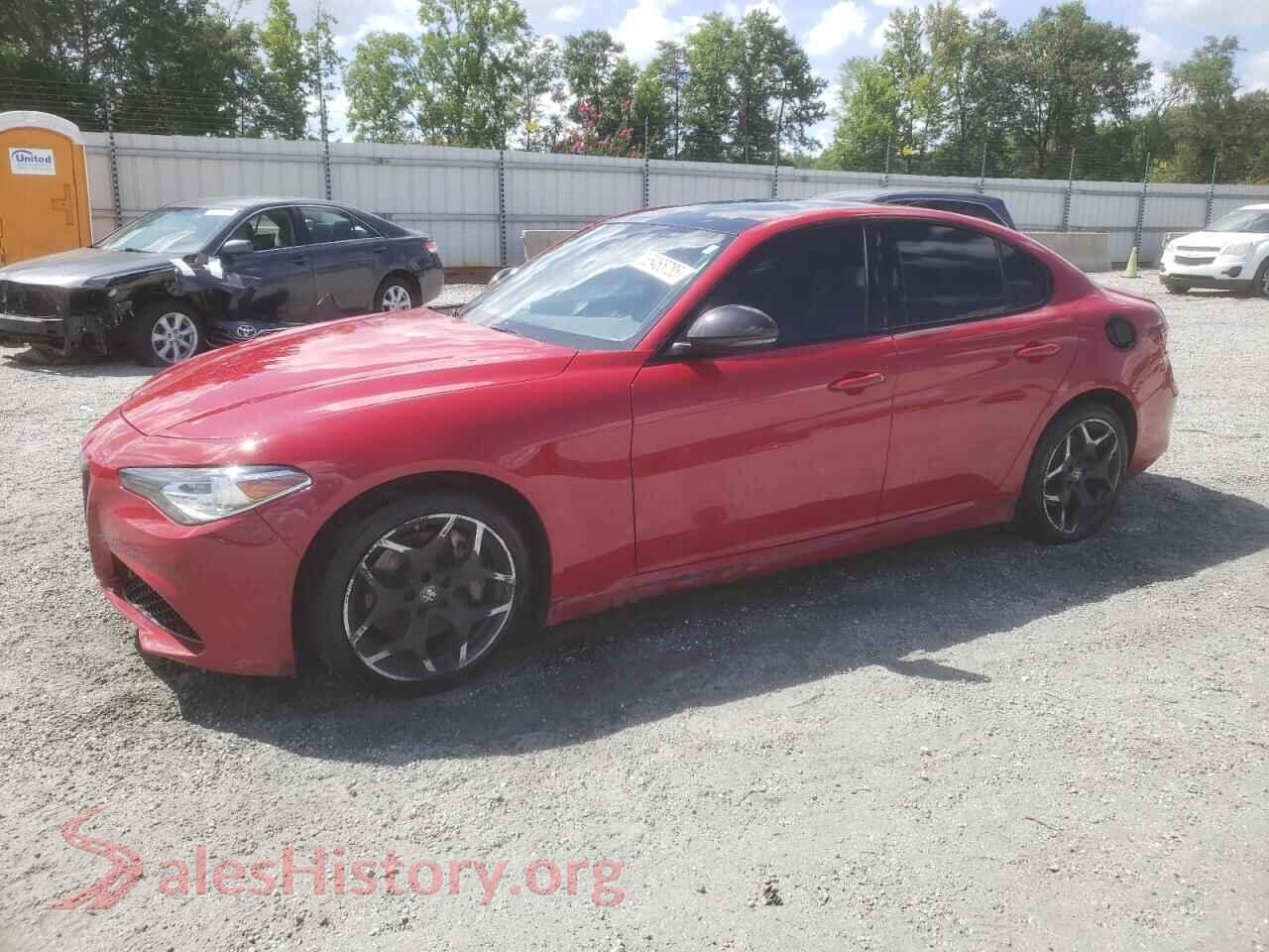 2021 ALFA ROMEO GIULIA — VIN ZARFAMAN7M7641822