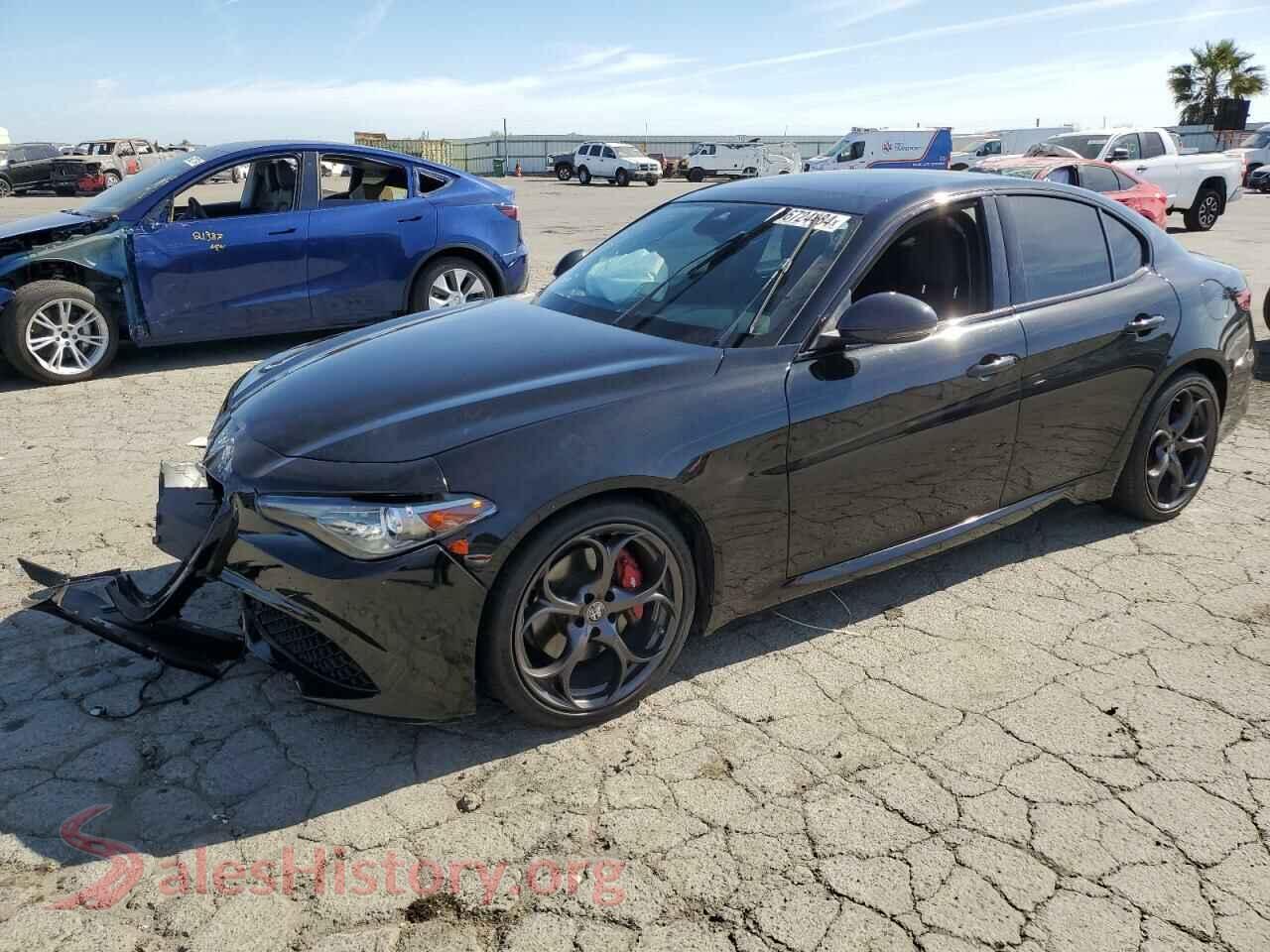 2019 ALFA ROMEO GIULIA — VIN ZARFAMAN9K7606664