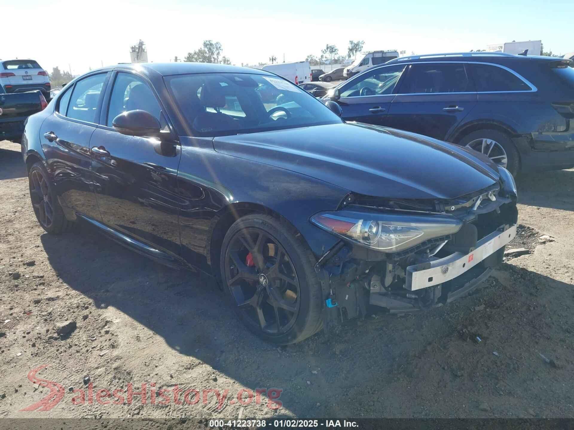 2020 ALFA ROMEO GIULIA — VIN ZARFAMAN9L7633946