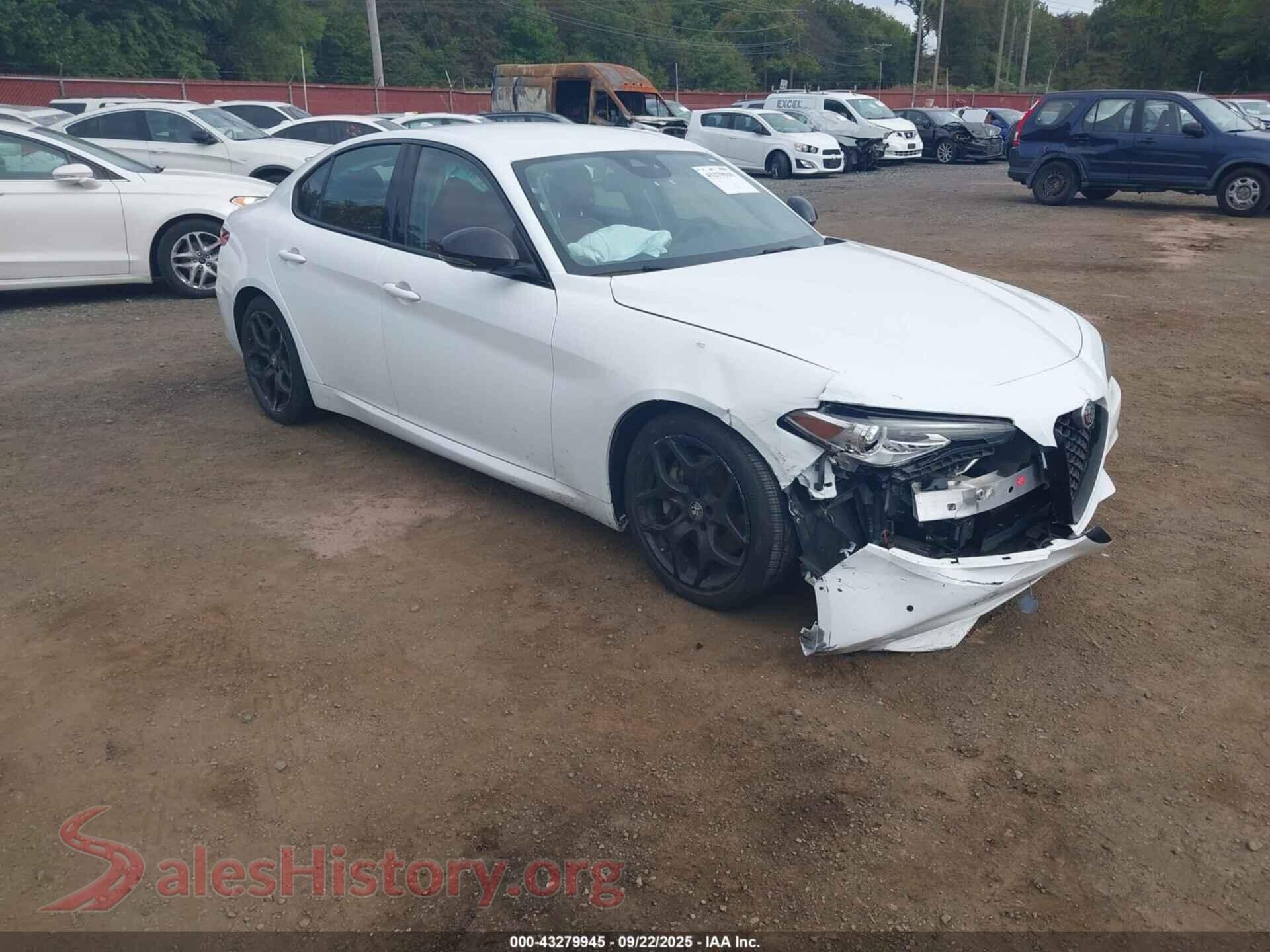 2021 ALFA ROMEO GIULIA — VIN ZARFAMAN9M7647962