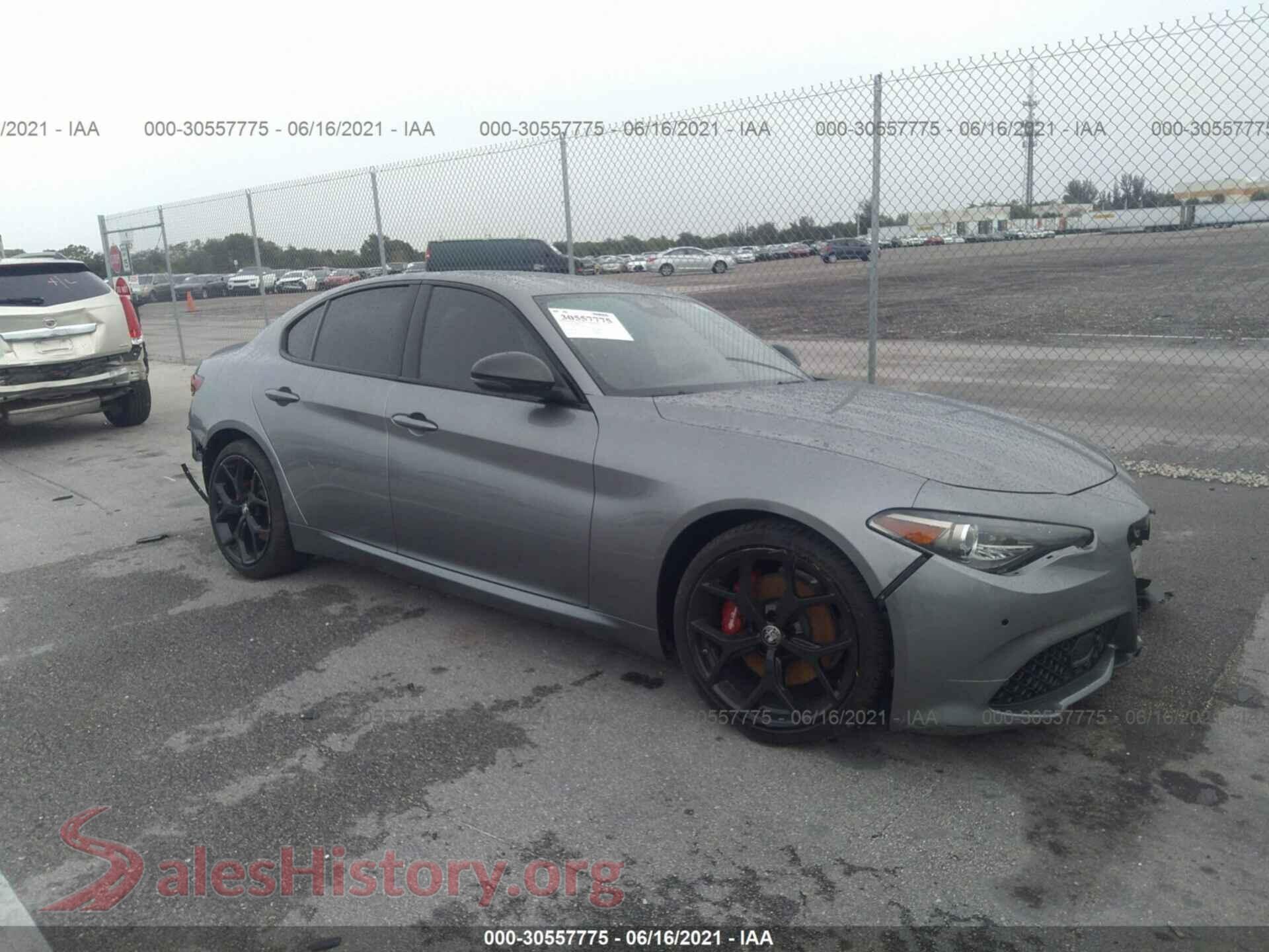 2020 ALFA ROMEO GIULIA — VIN ZARFAMANXL7626763