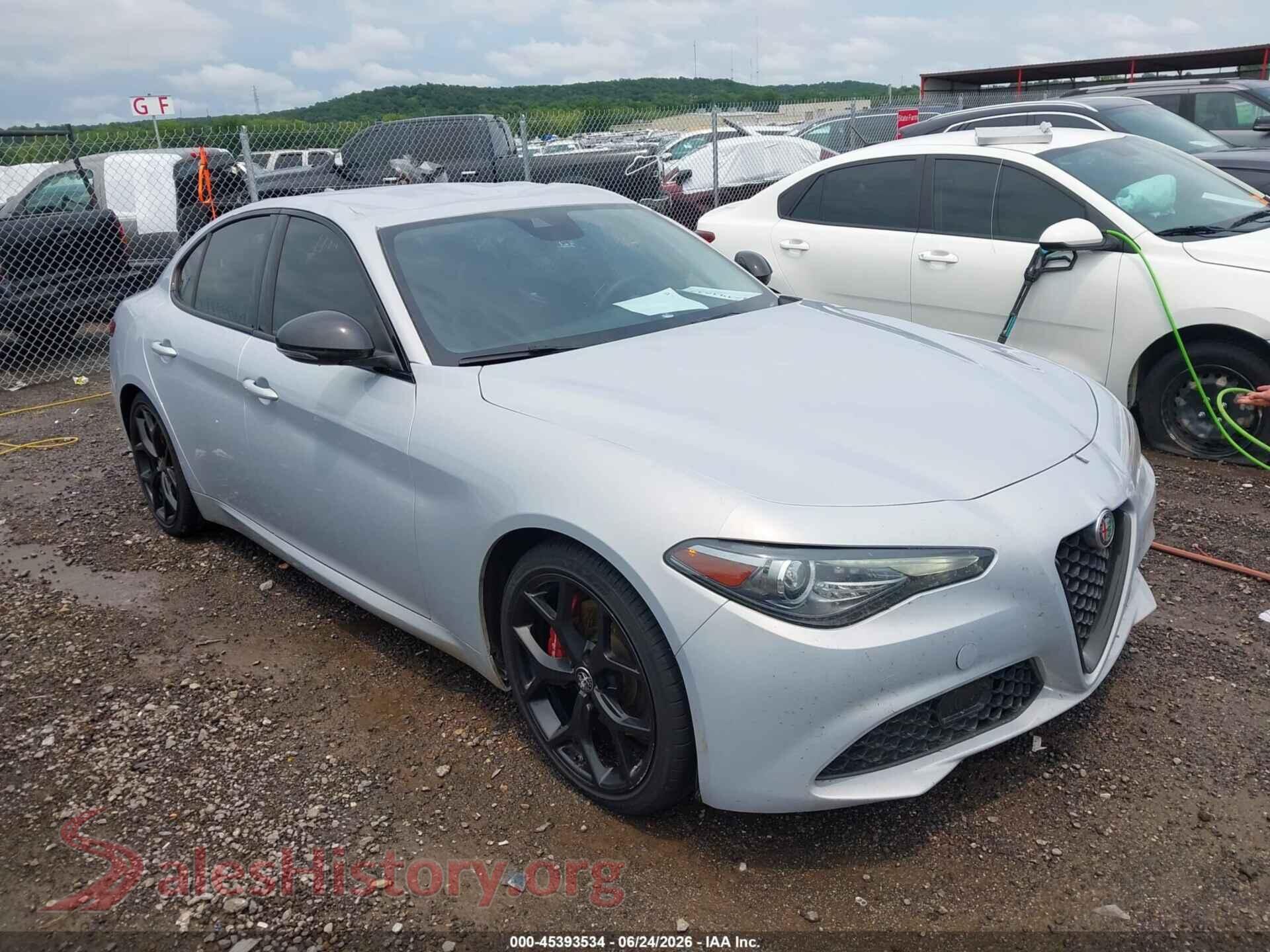 2020 ALFA ROMEO GIULIA — VIN ZARFAMANXL7638802