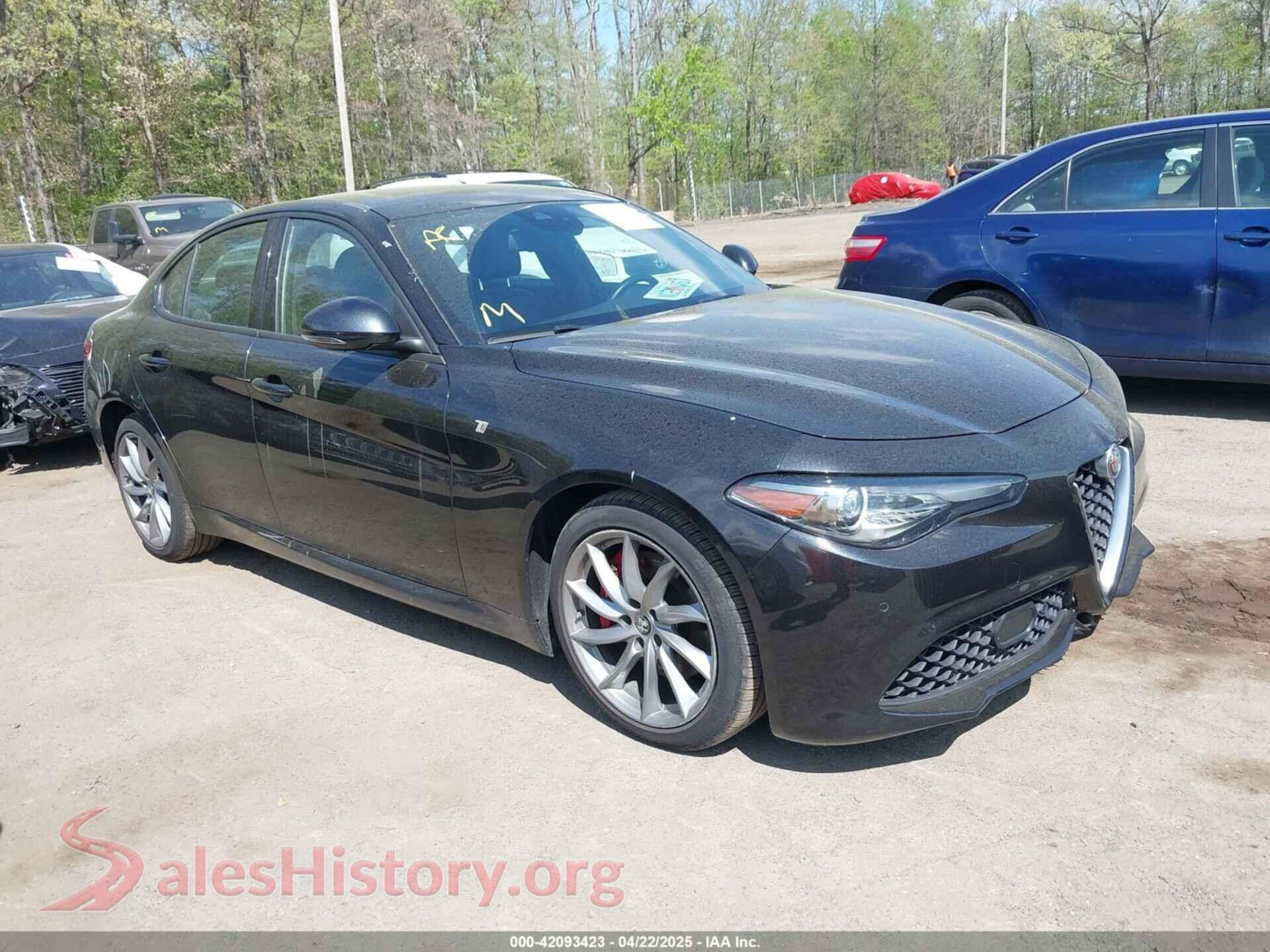2022 ALFA ROMEO GIULIA — VIN ZARFAMBN1N7652766