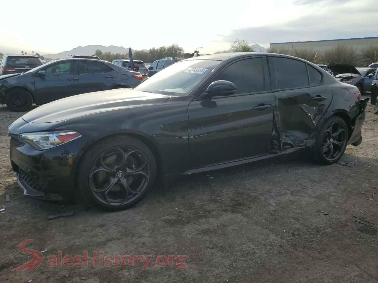 2019 ALFA ROMEO GIULIA — VIN ZARFAMBN3K7600549