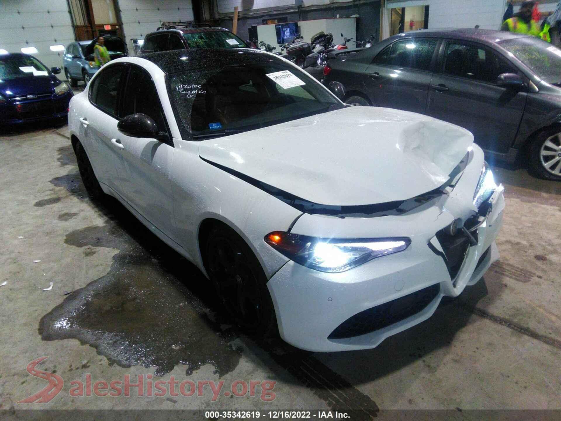 2019 ALFA ROMEO GIULIA — VIN ZARFAMBN4K7612256