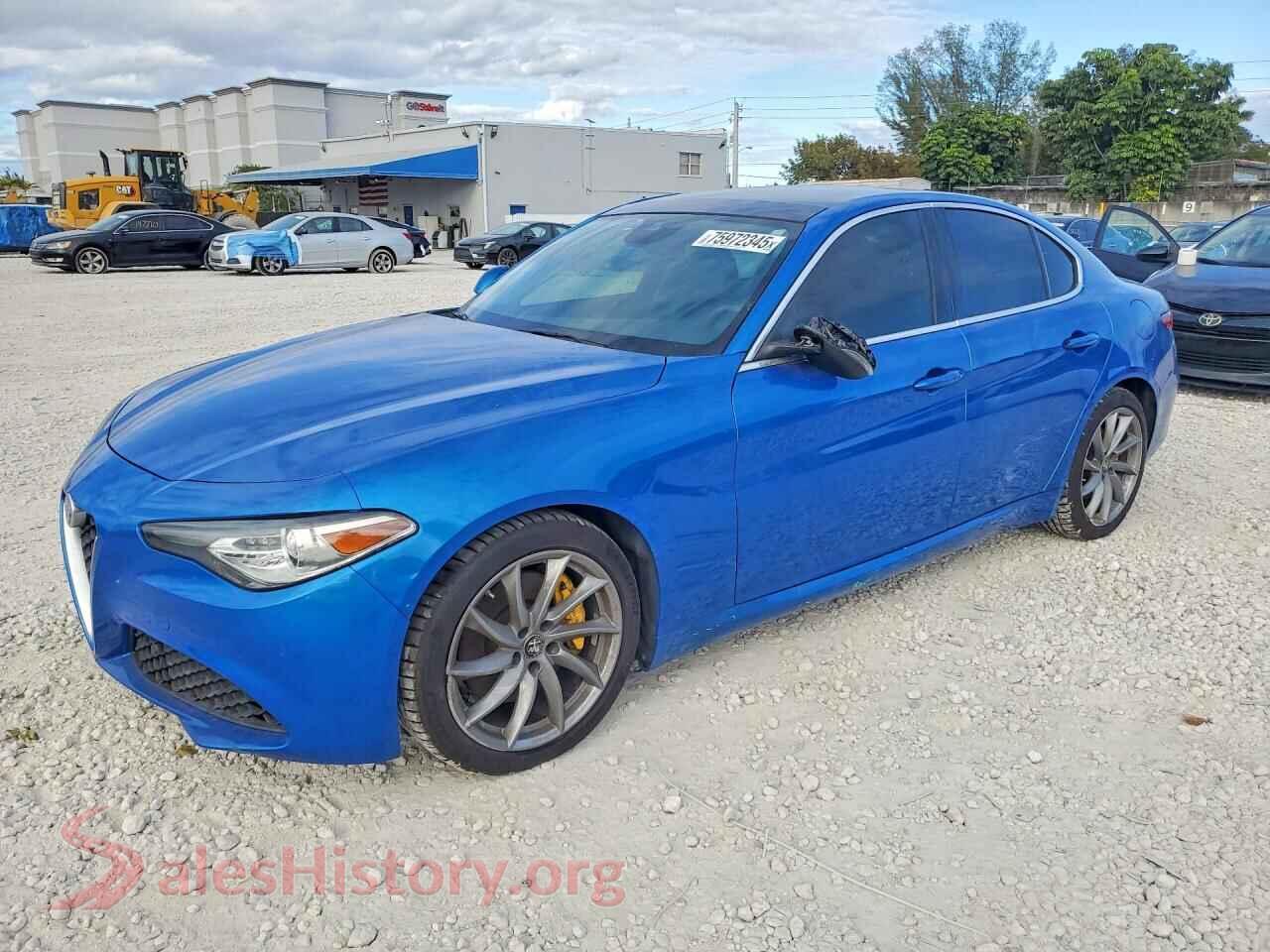 2021 ALFA ROMEO GIULIA — VIN ZARFAMBN7M7649272