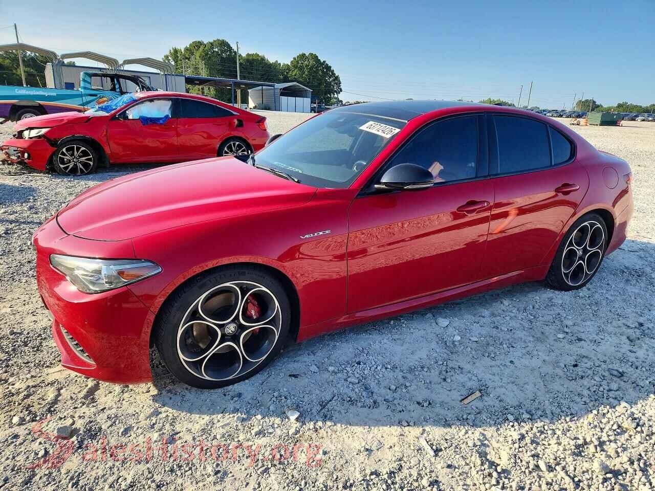 2022 ALFA ROMEO GIULIA — VIN ZARFAMBN7N7664565
