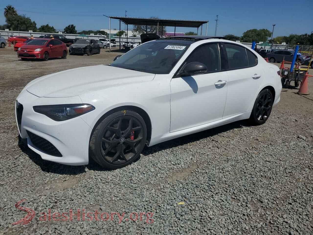 2019 ALFA ROMEO GIULIA — VIN ZARFAMBN8K7618853