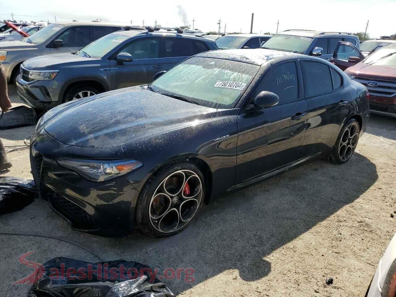 2023 ALFA ROMEO GIULIA — VIN ZARFAMBN8P7666599