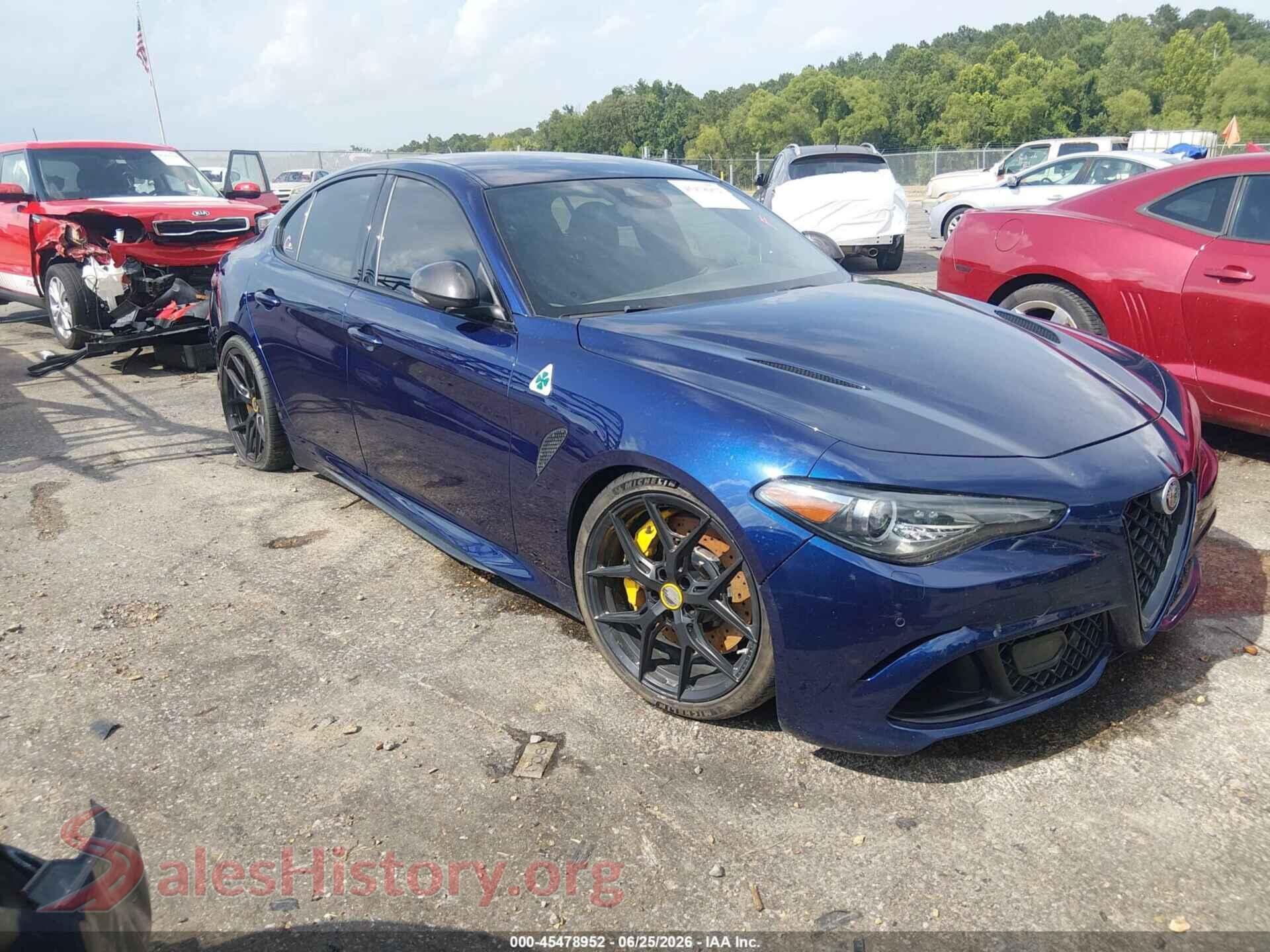 2019 ALFA ROMEO GIULIA — VIN ZARFAMEV3K7600692