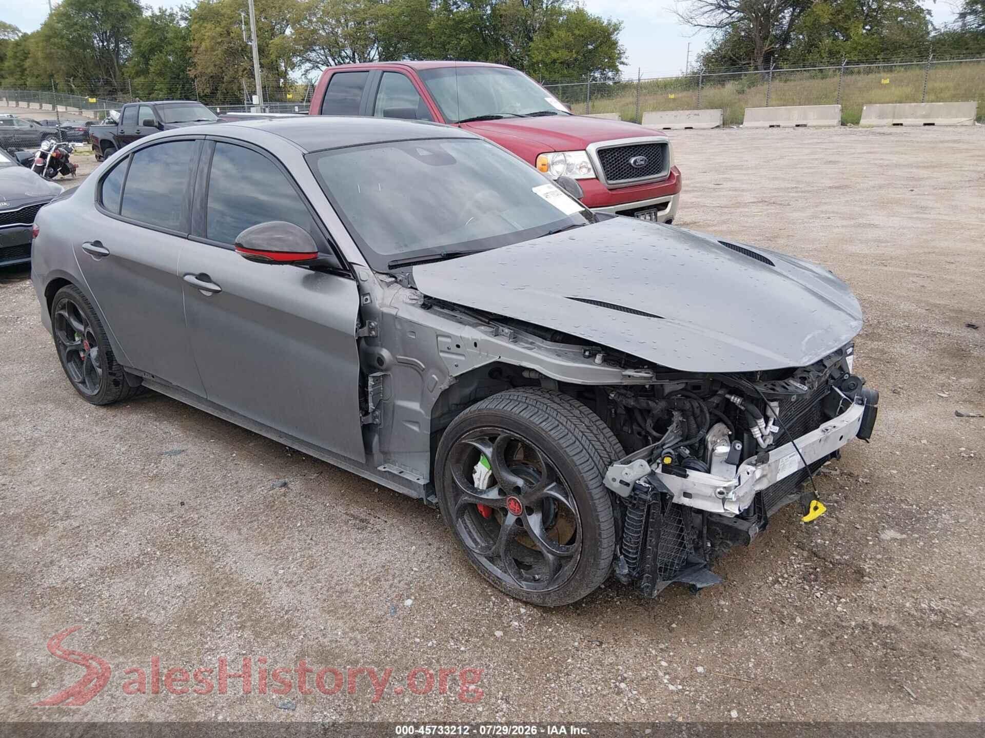 2019 ALFA ROMEO GIULIA — VIN ZARFAMEV9K7613138