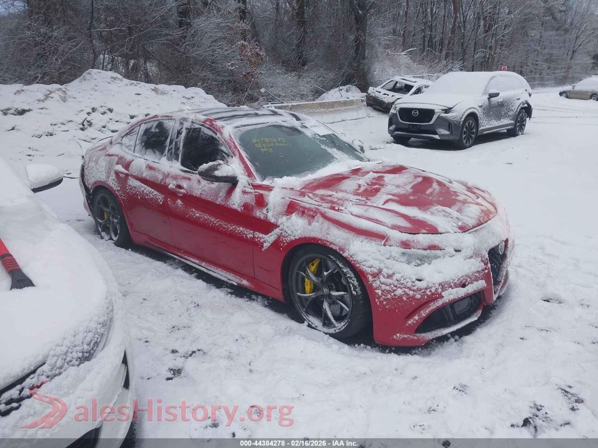 2022 ALFA ROMEO GIULIA — VIN ZARFAMEVXN7659596
