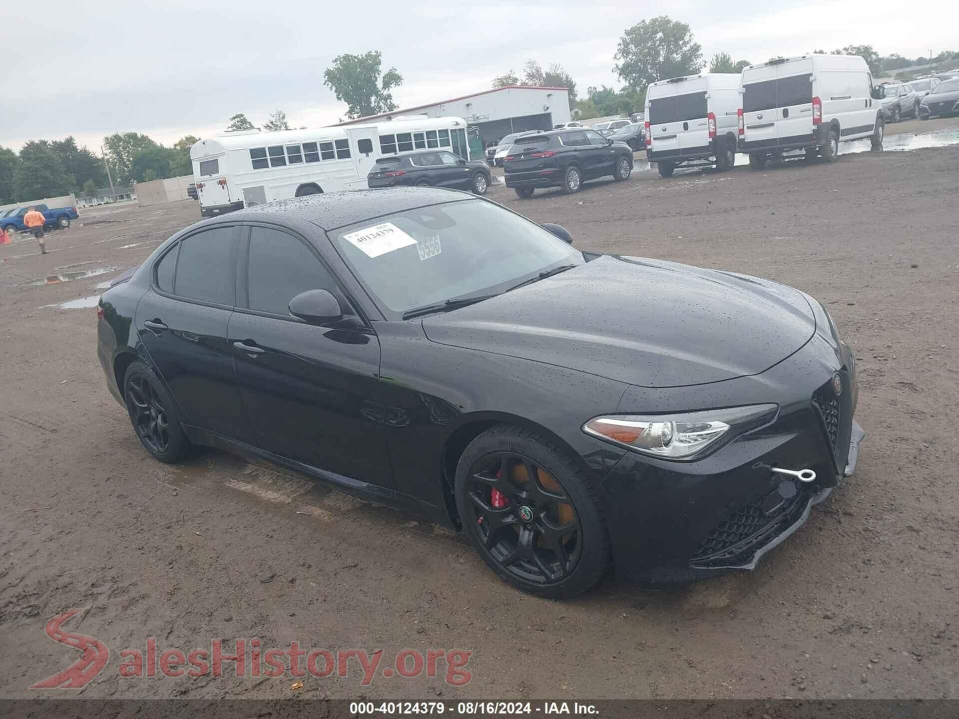2019 ALFA ROMEO GIULIA — VIN ZARFANAN2K7621741