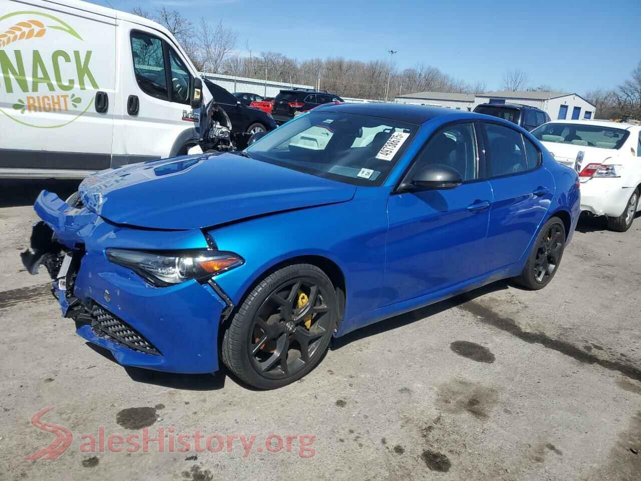 2020 ALFA ROMEO GIULIA — VIN ZARFANBN0L7633662