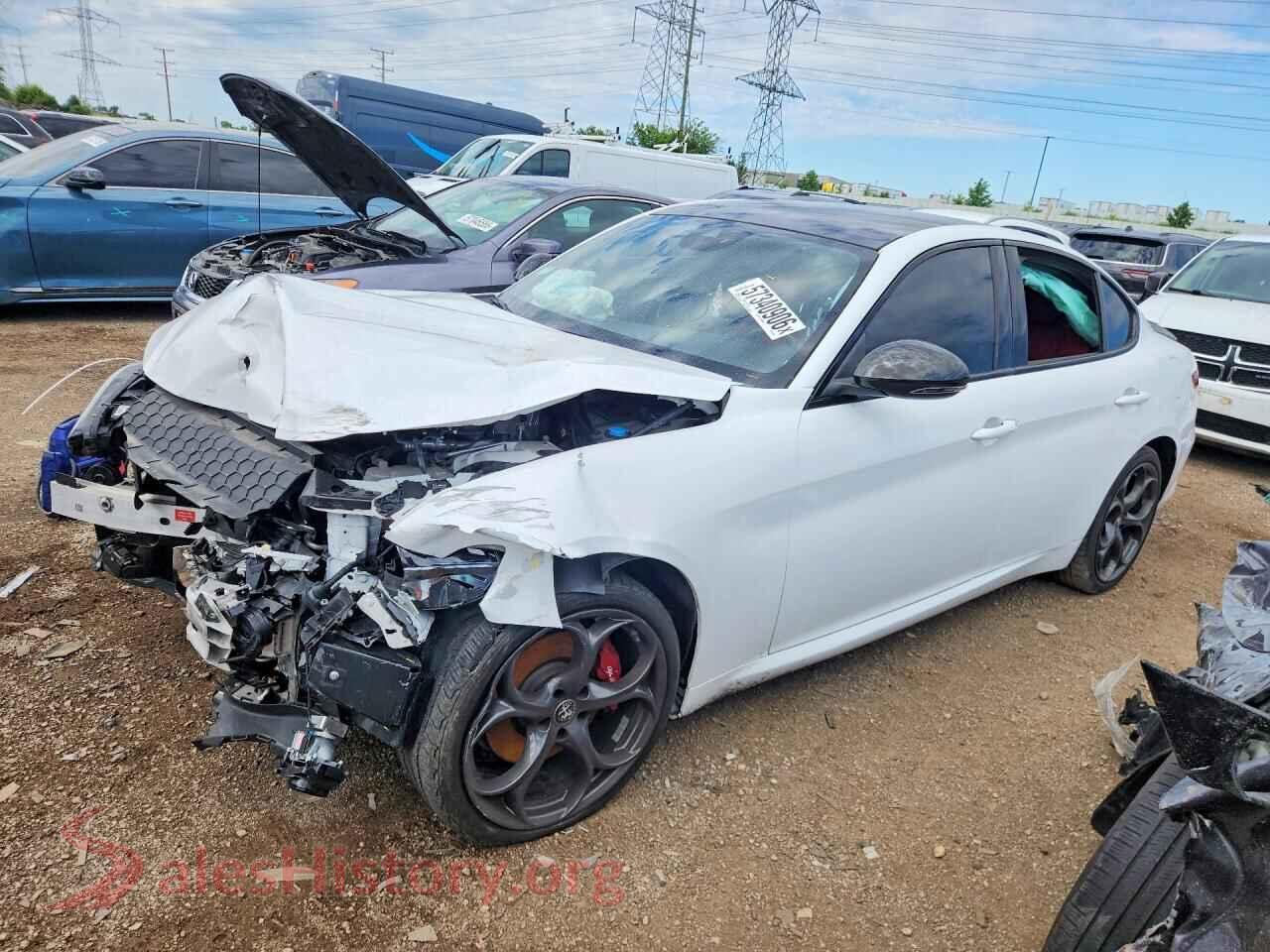 2021 ALFA ROMEO GIULIA — VIN ZARFANBN0M7647370