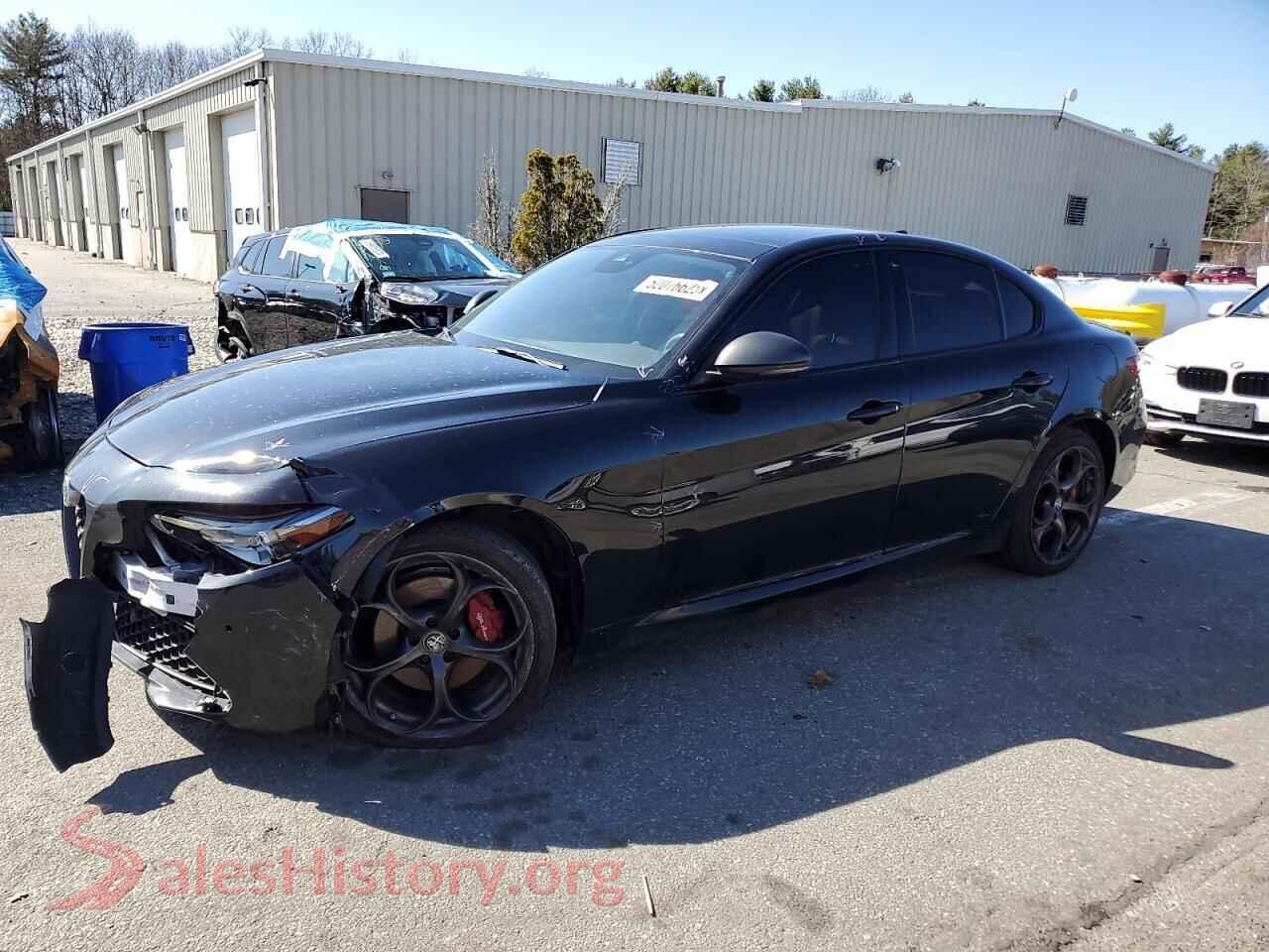 2019 ALFA ROMEO GIULIA — VIN ZARFANBN1K7622409