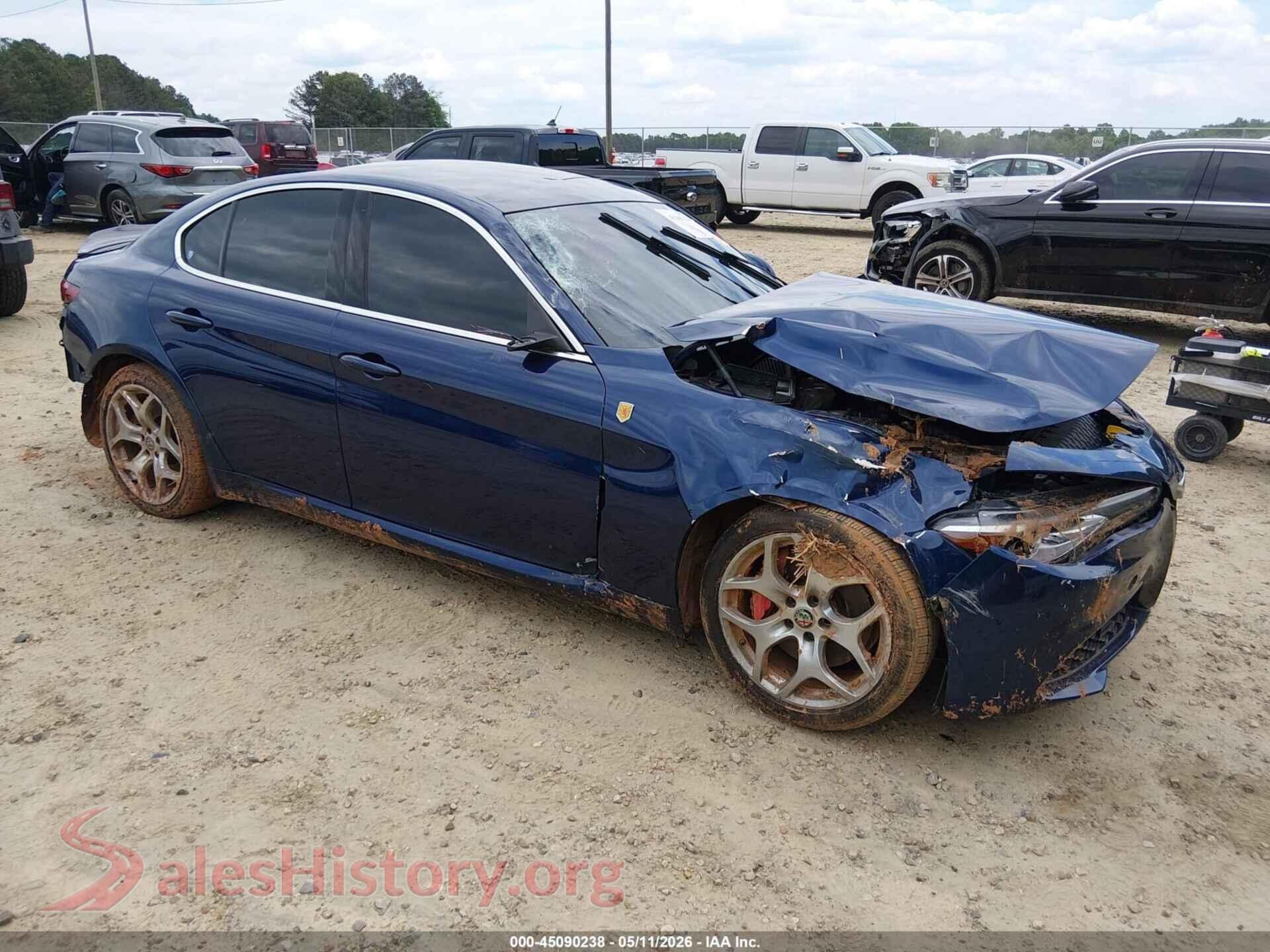 2021 ALFA ROMEO GIULIA — VIN ZARFANBN8M7649738