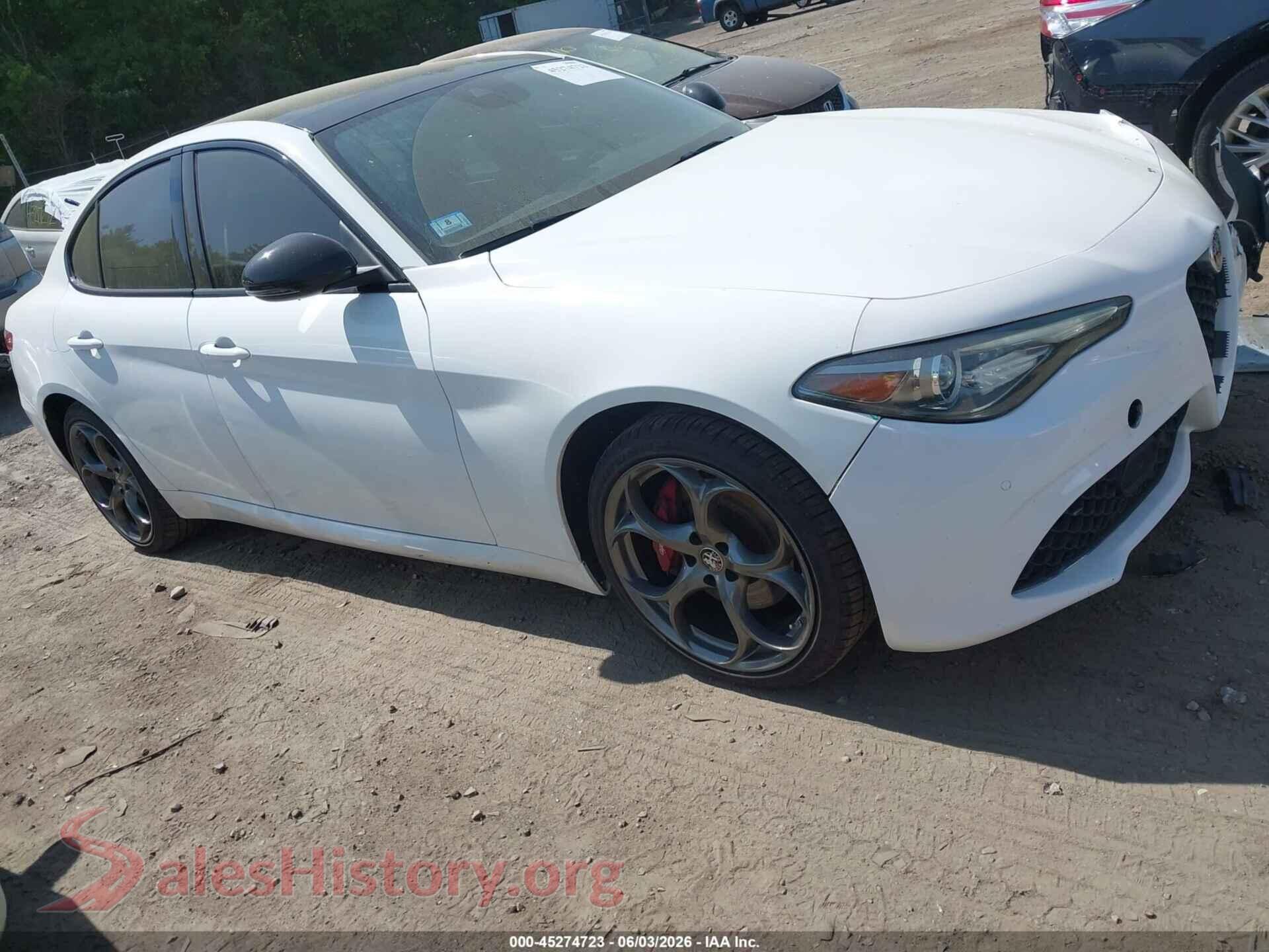 2020 ALFA ROMEO GIULIA — VIN ZARFANBNXL7636424