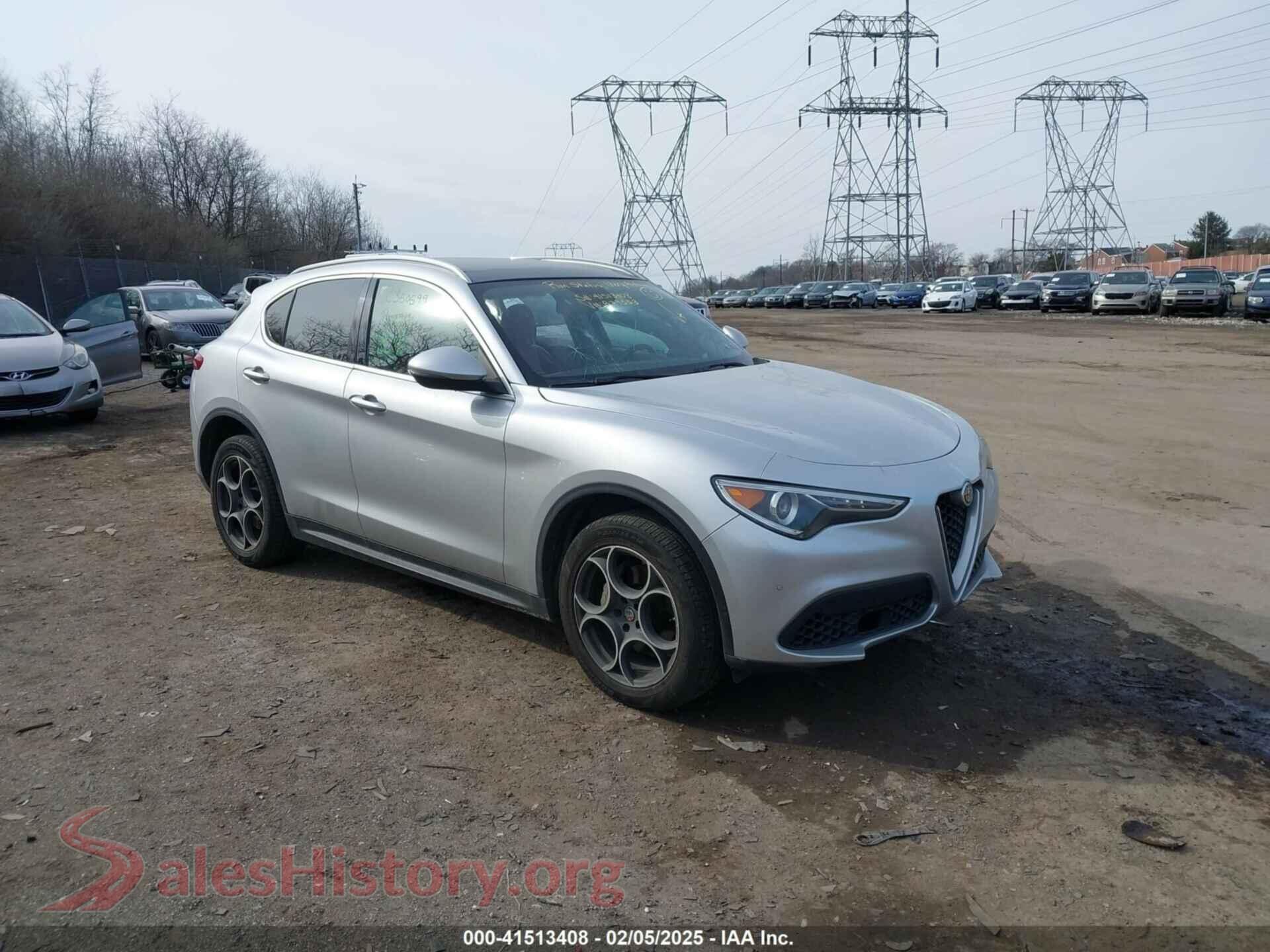 2018 ALFA ROMEO STELVIO — VIN ZASFAKAN5J7B79553