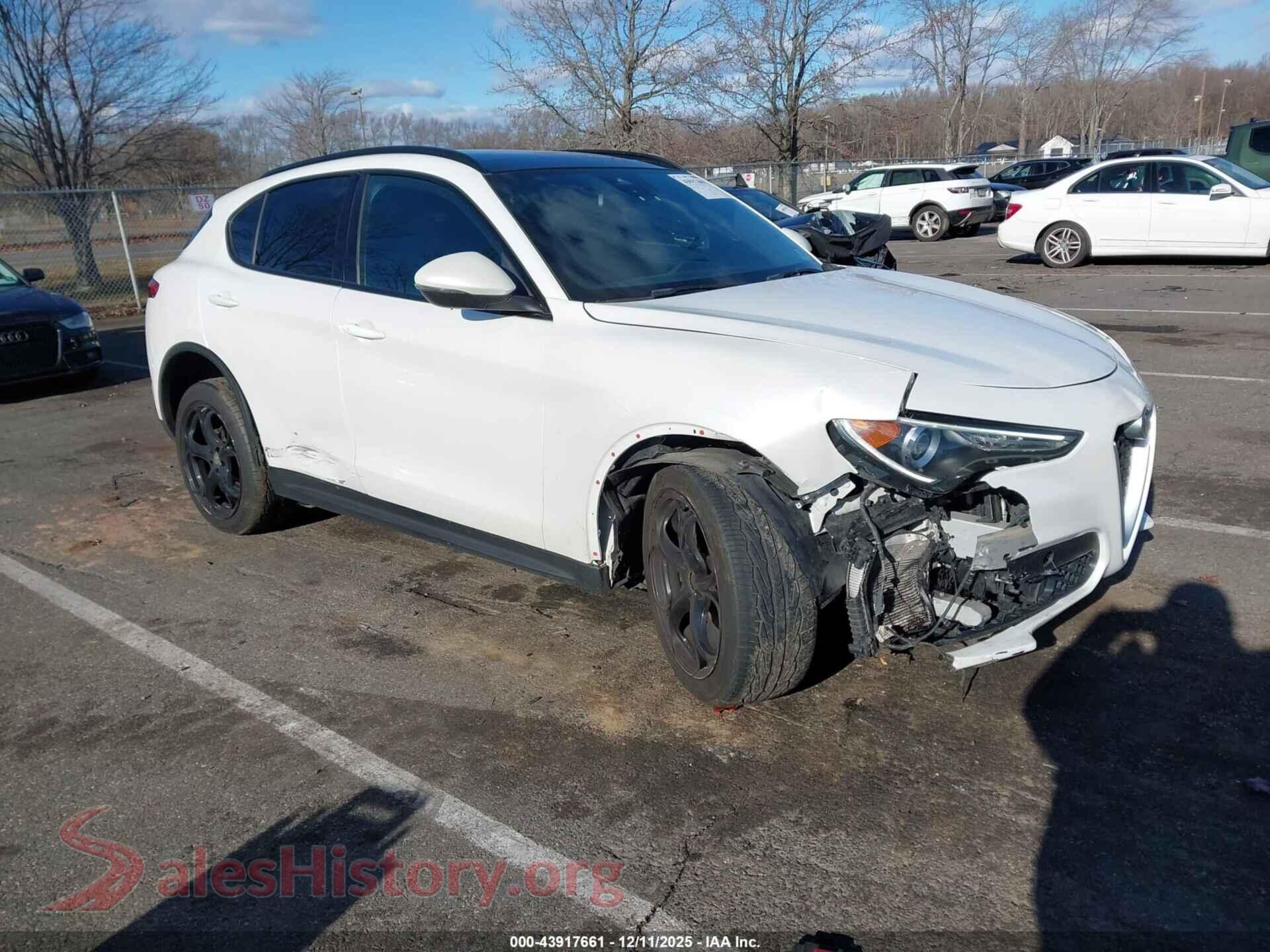 2018 ALFA ROMEO STELVIO — VIN ZASFAKNN7J7B70590