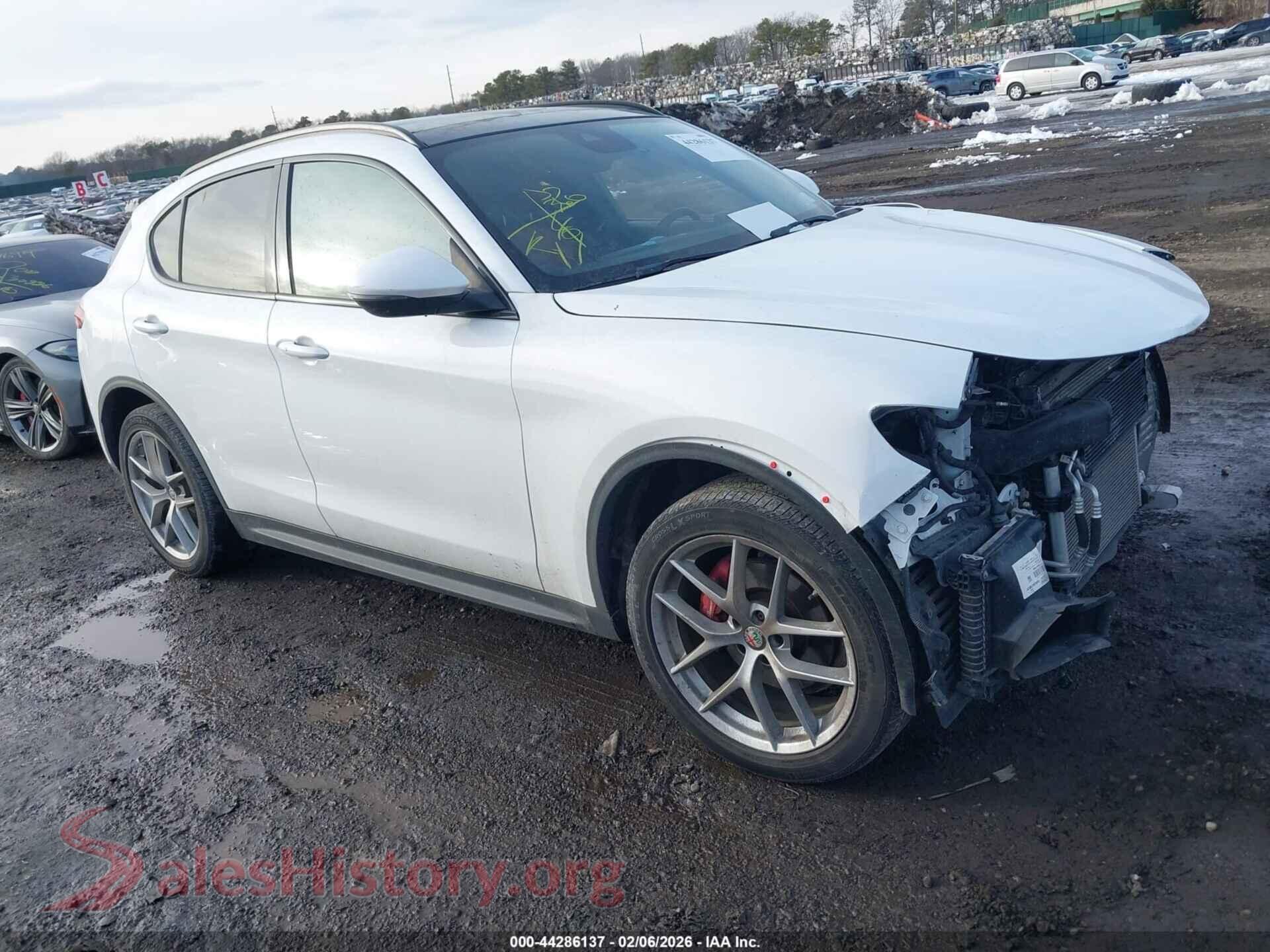 2018 ALFA ROMEO STELVIO — VIN ZASFAKNN9J7C02309