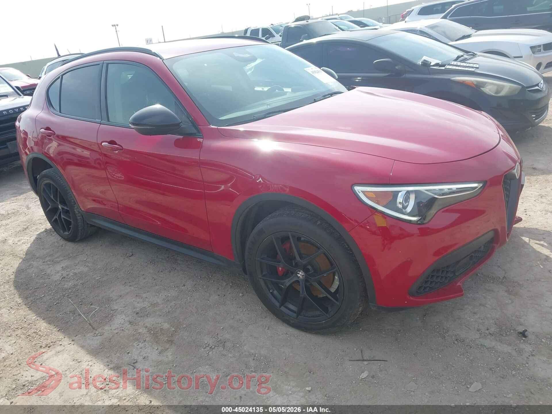 2020 ALFA ROMEO STELVIO — VIN ZASPAJAN1L7C91252