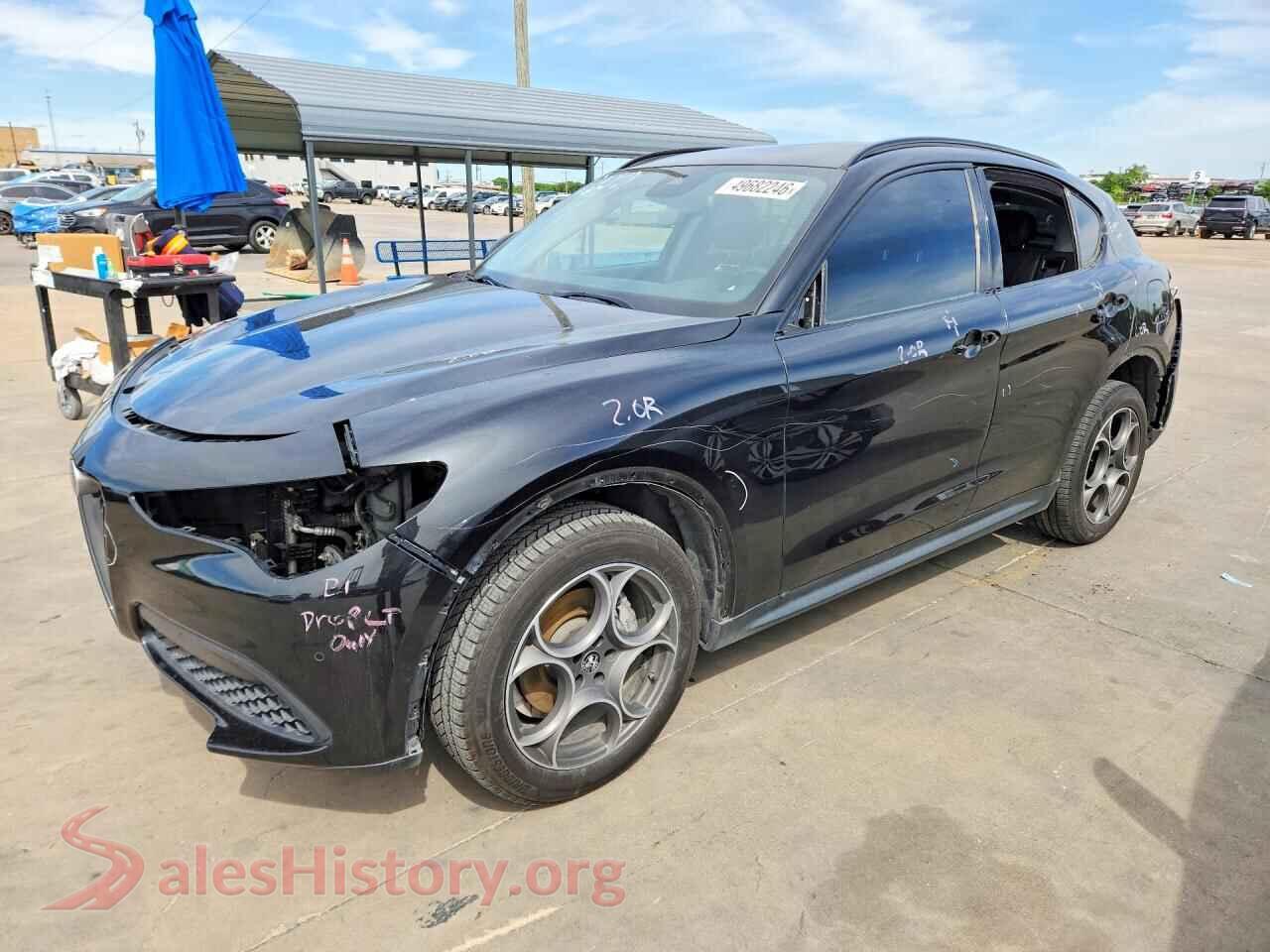 2021 ALFA ROMEO STELVIO — VIN ZASPAJAN5M7D12217