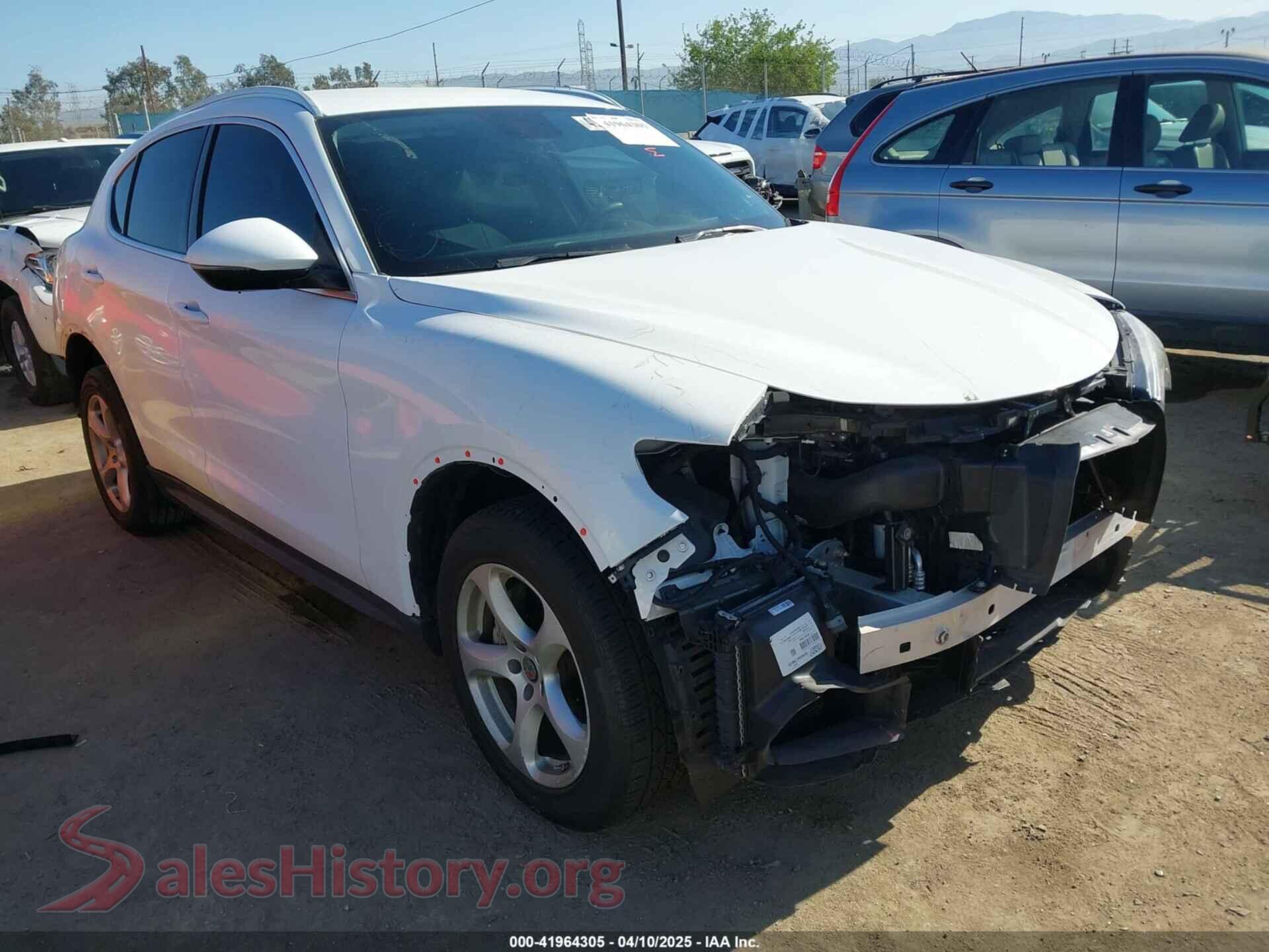 2019 ALFA ROMEO STELVIO — VIN ZASPAJAN7K7C40806