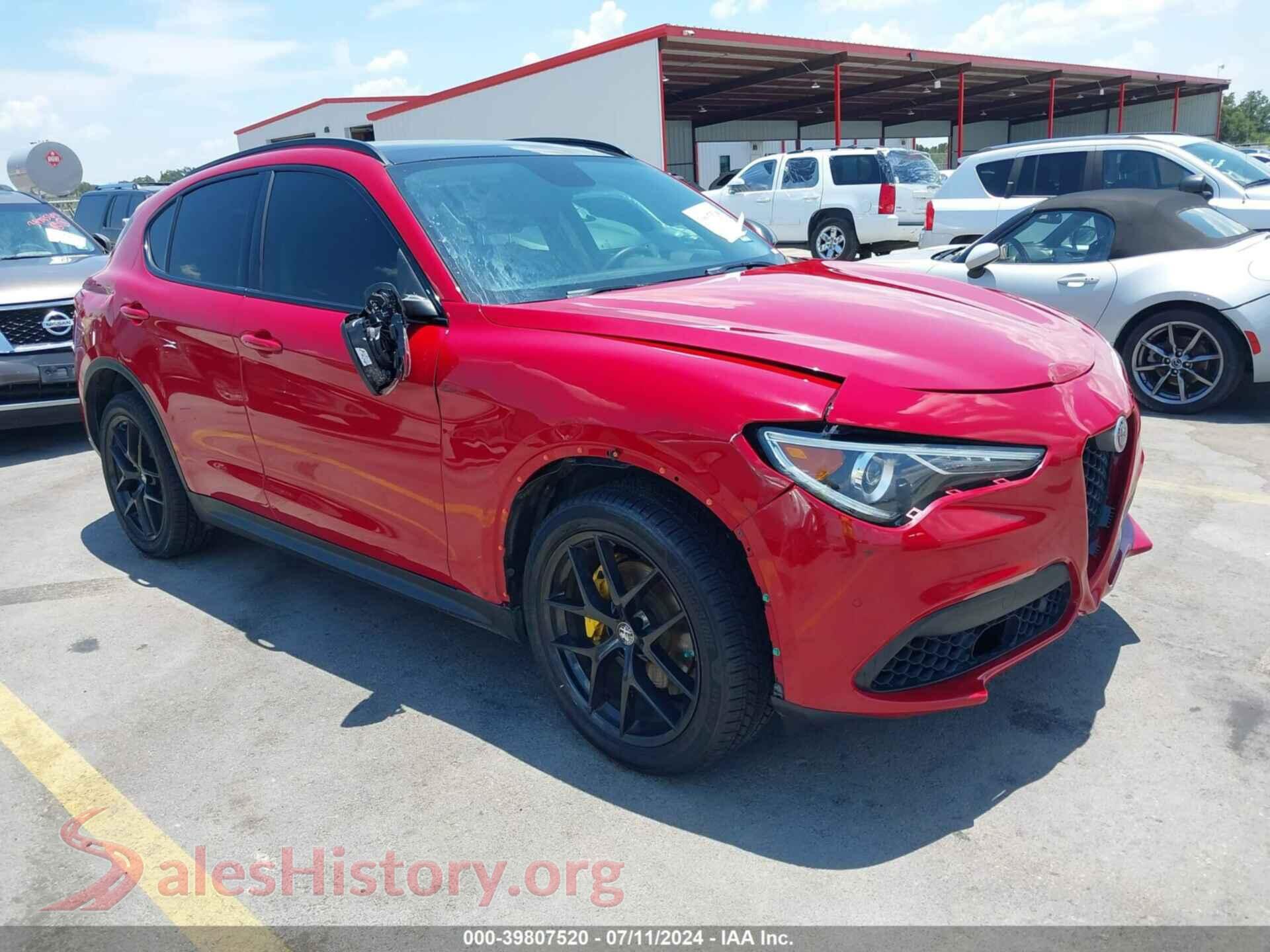 2019 ALFA ROMEO STELVIO — VIN ZASPAKAN3K7C69239