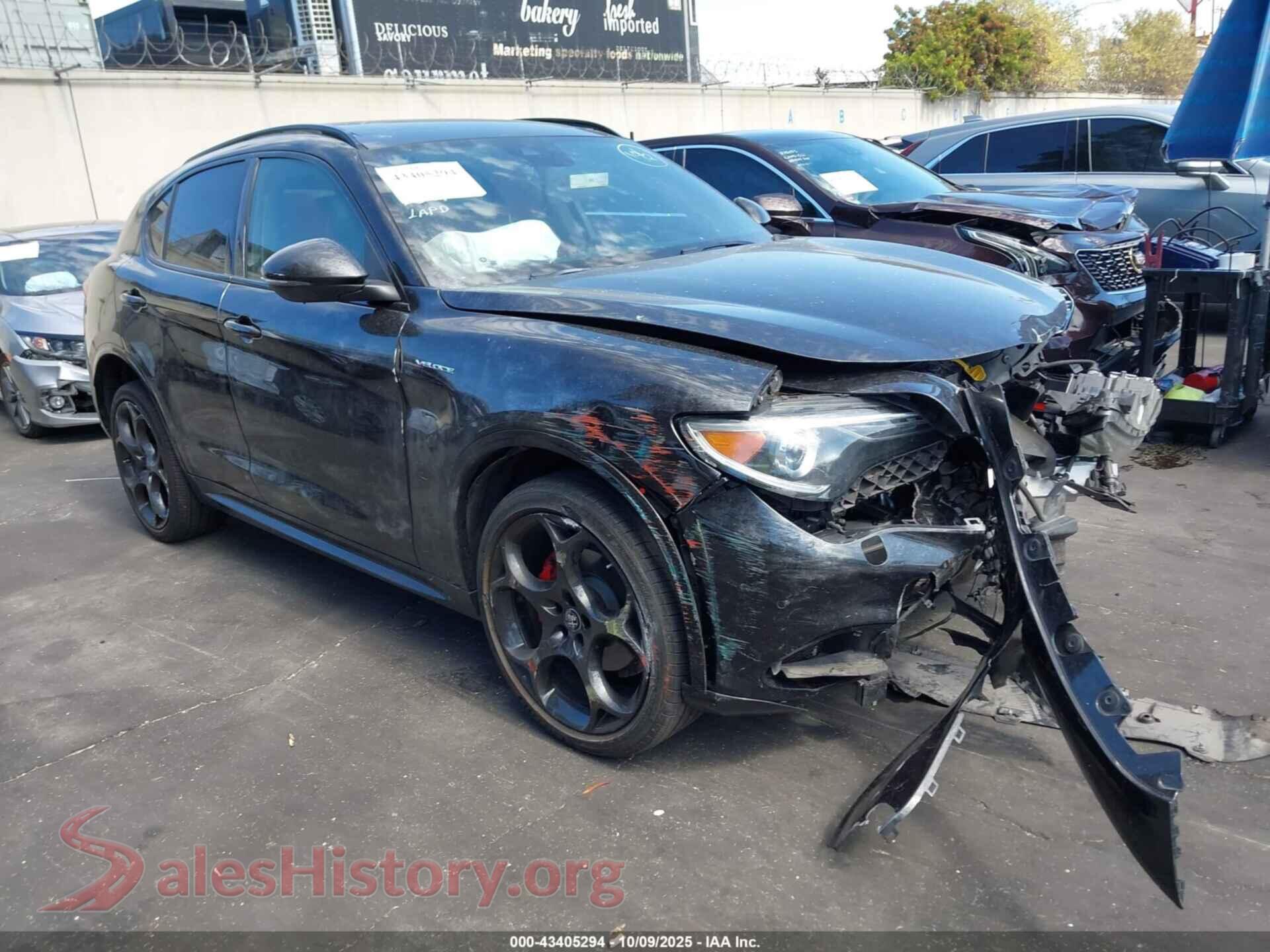 2022 ALFA ROMEO STELVIO — VIN ZASPAKBN0N7D24295
