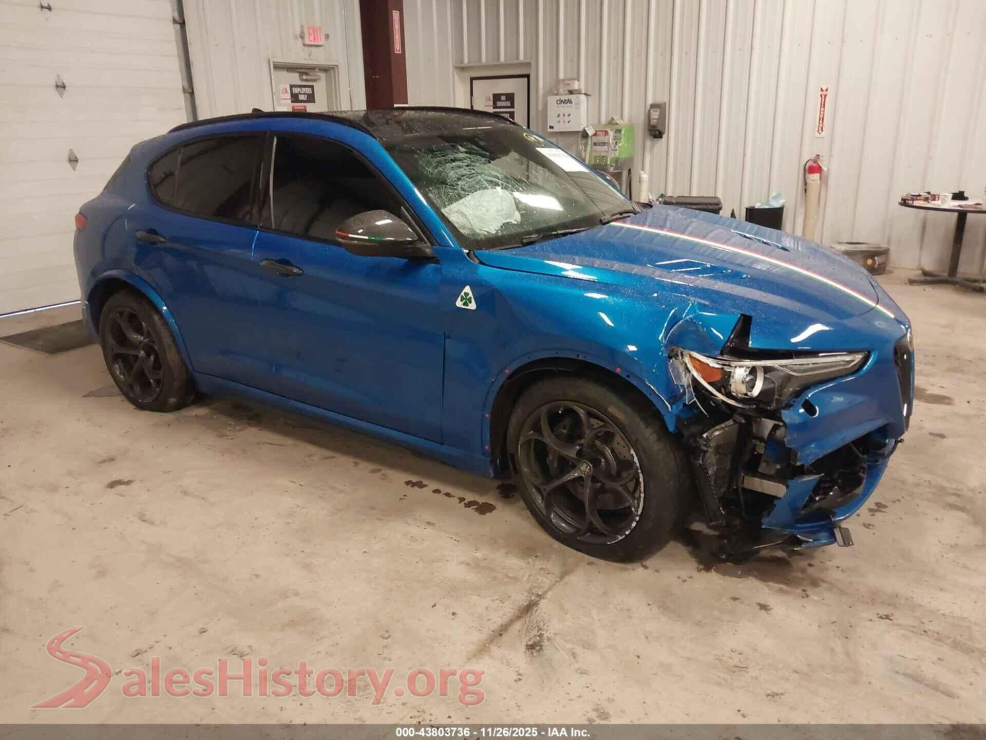 2022 ALFA ROMEO STELVIO — VIN ZASPAKEV6N7D48645