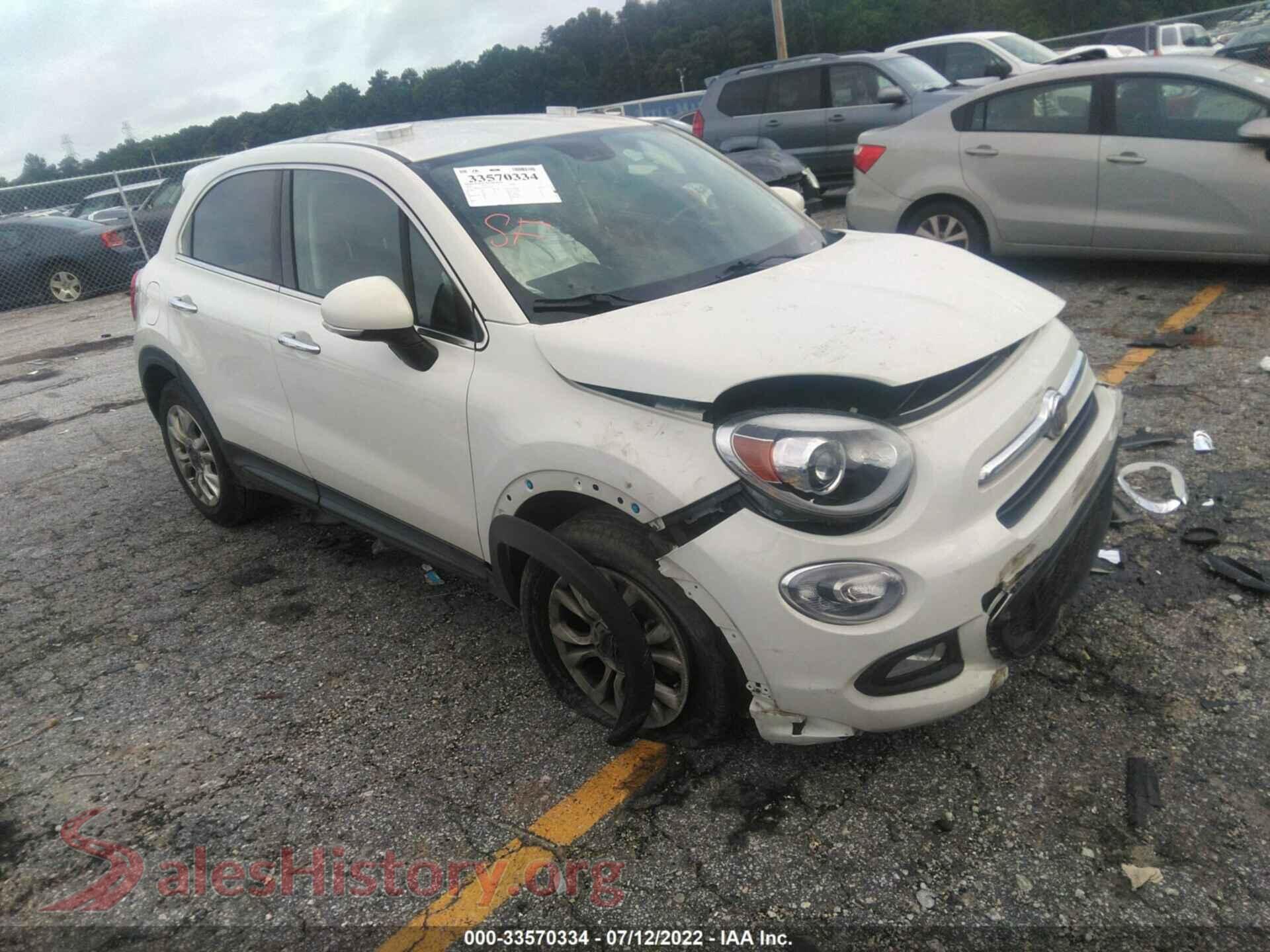 2016 FIAT 500X — VIN ZFBCFXDT3GP403094