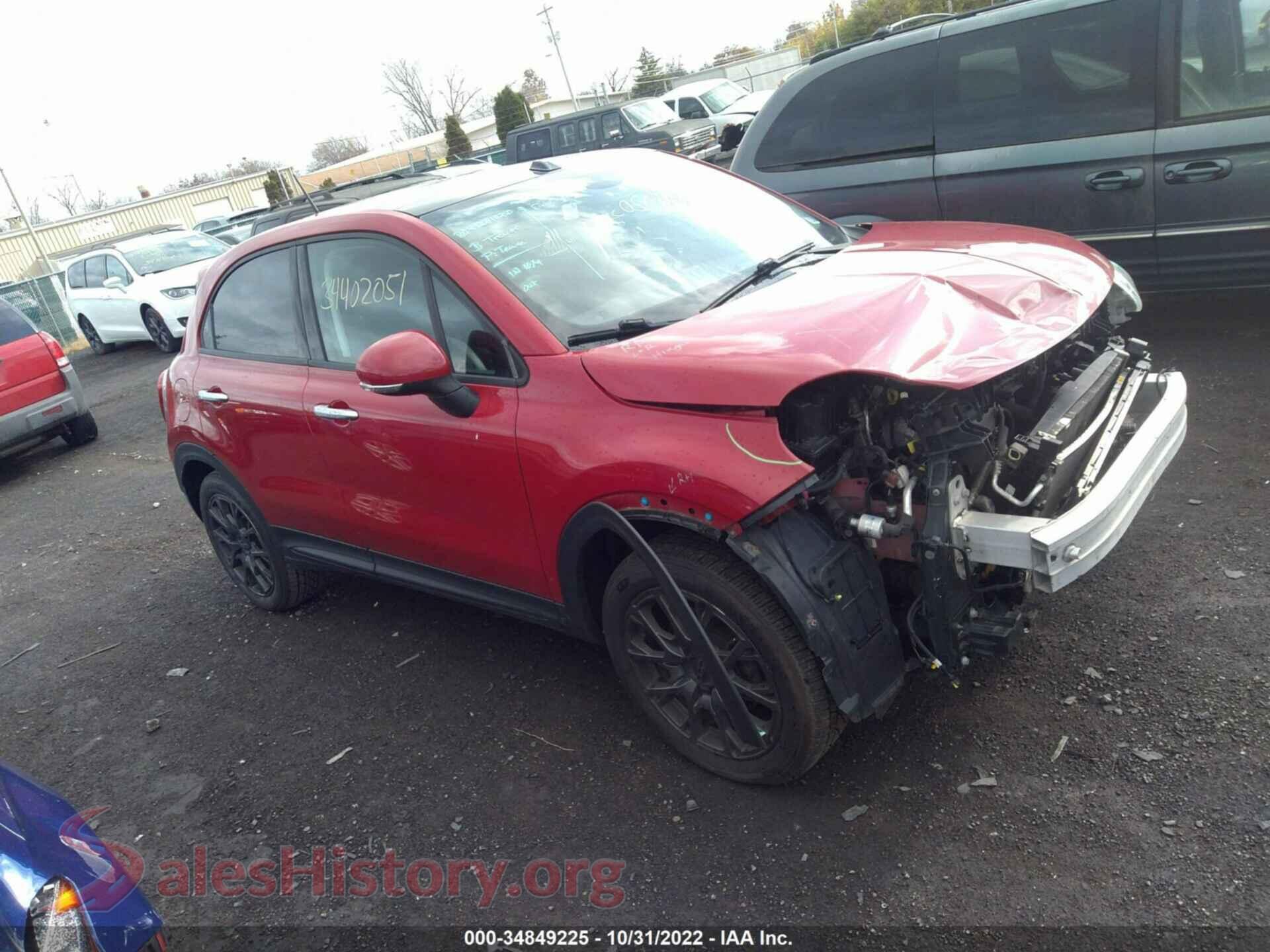 2016 FIAT 500X — VIN ZFBCFYET4GP386861