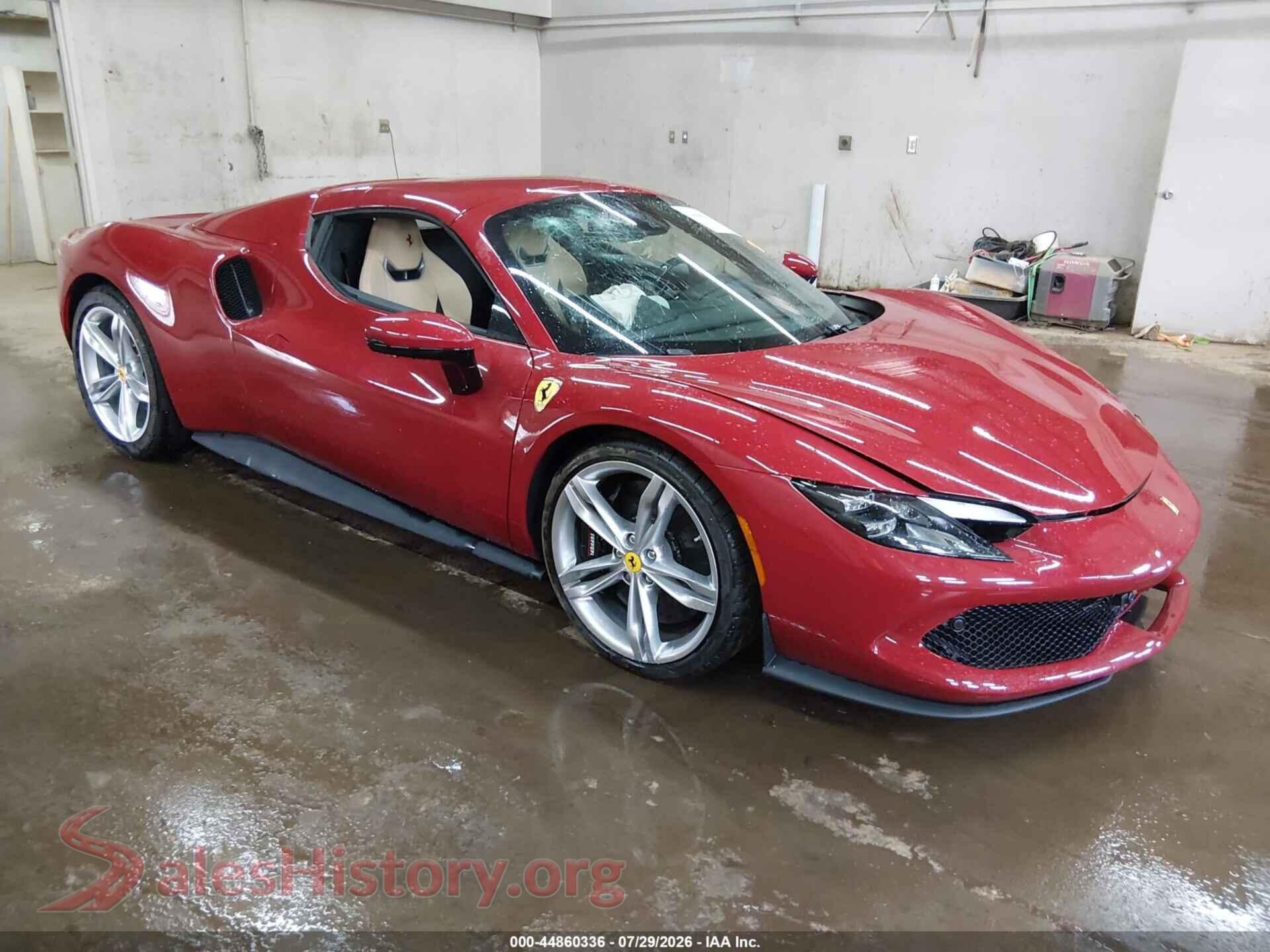 2025 FERRARI 296 GTS — VIN ZFF01SMA3S0324494