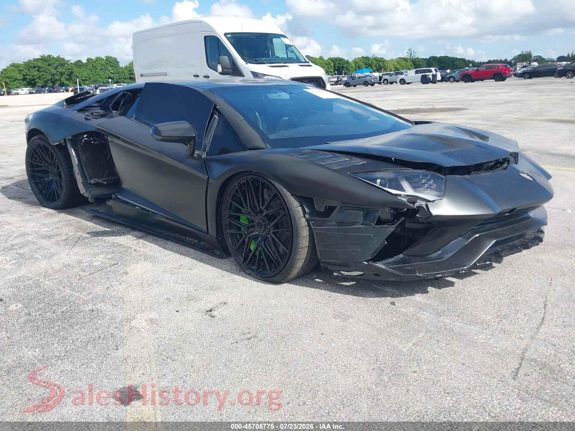 2018 LAMBORGHINI AVENTADOR S — VIN ZHWUG4ZD5JLA06879