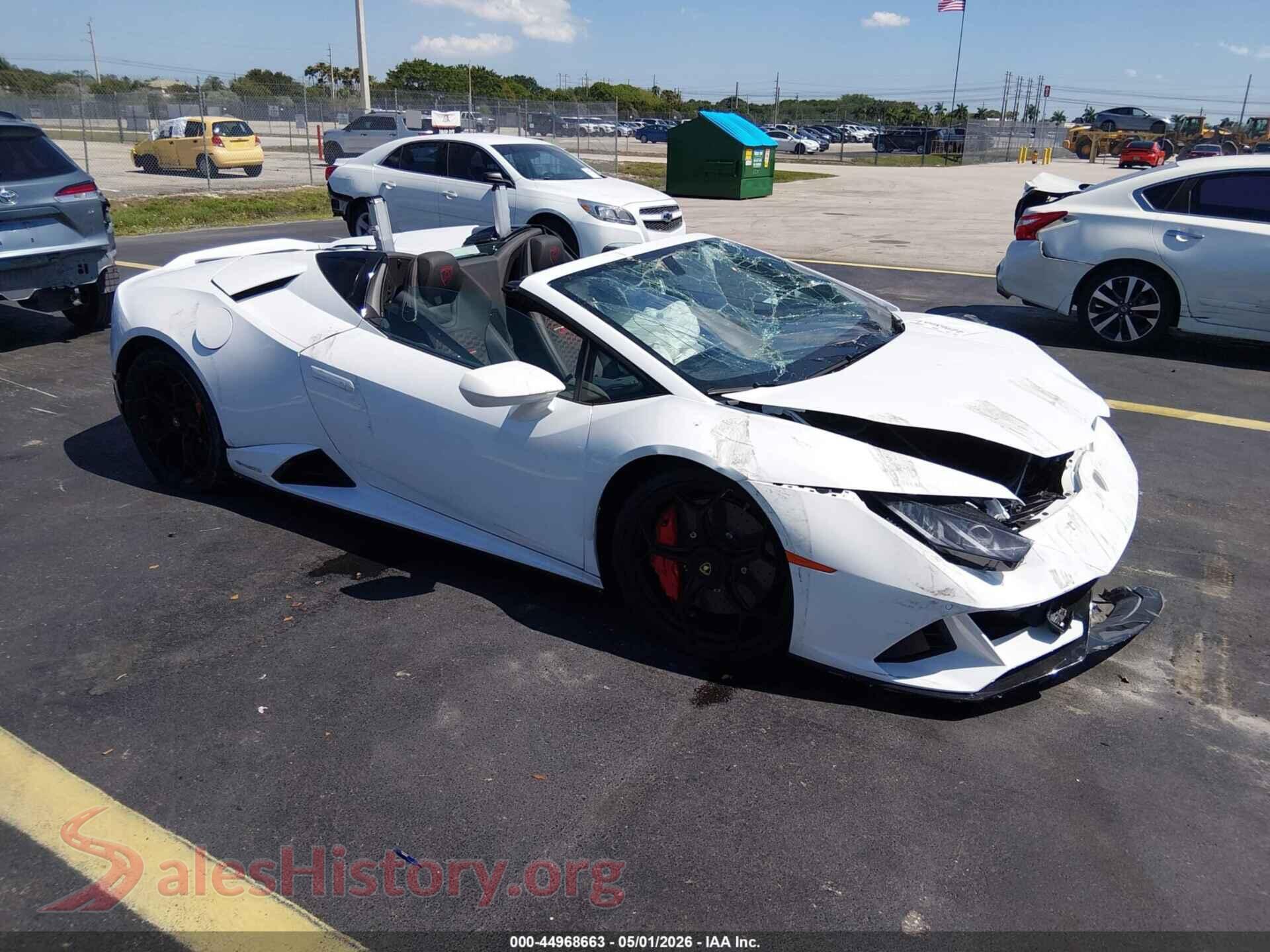 2020 LAMBORGHINI HURACAN EVO — VIN ZHWUT4ZF2LLA13207