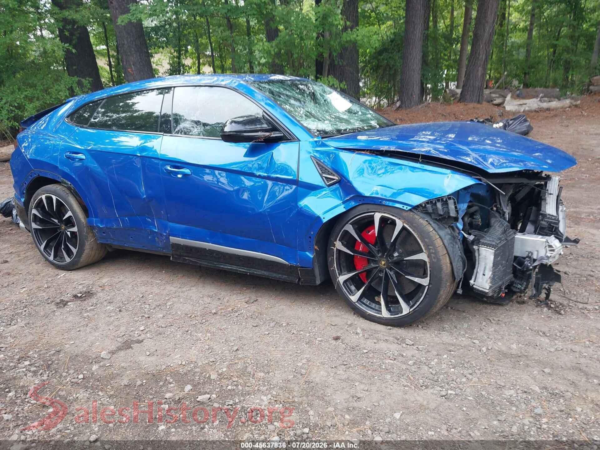 2020 LAMBORGHINI URUS — VIN ZPBUA1ZL2LLA07402