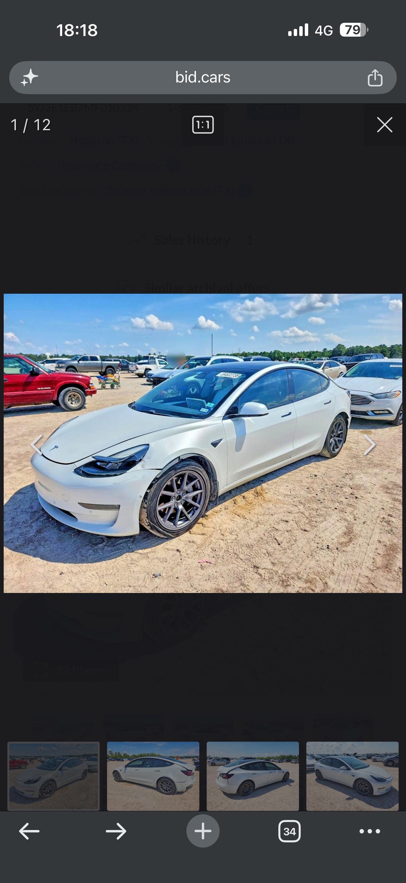 Tesla Model 3 Dual motor long range · 2021
